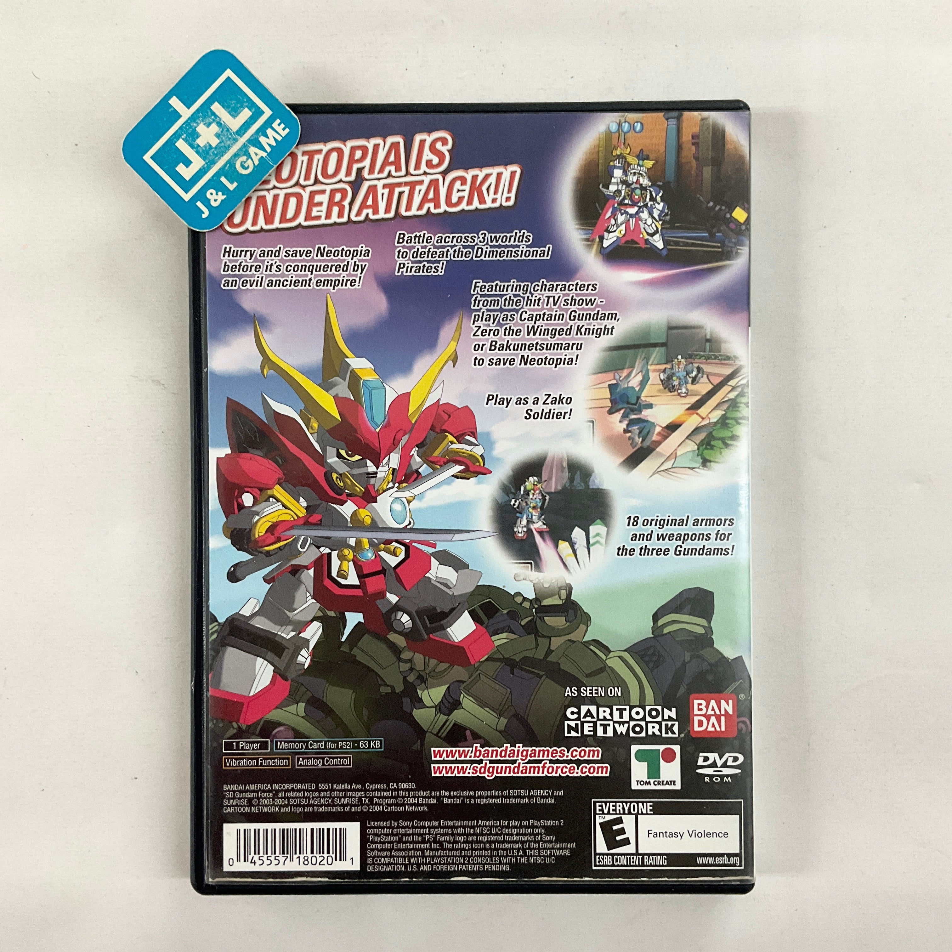 SD Gundam Force: Showdown! - (PS2) PlayStation 2 [Pre-Owned] Video Games Bandai   