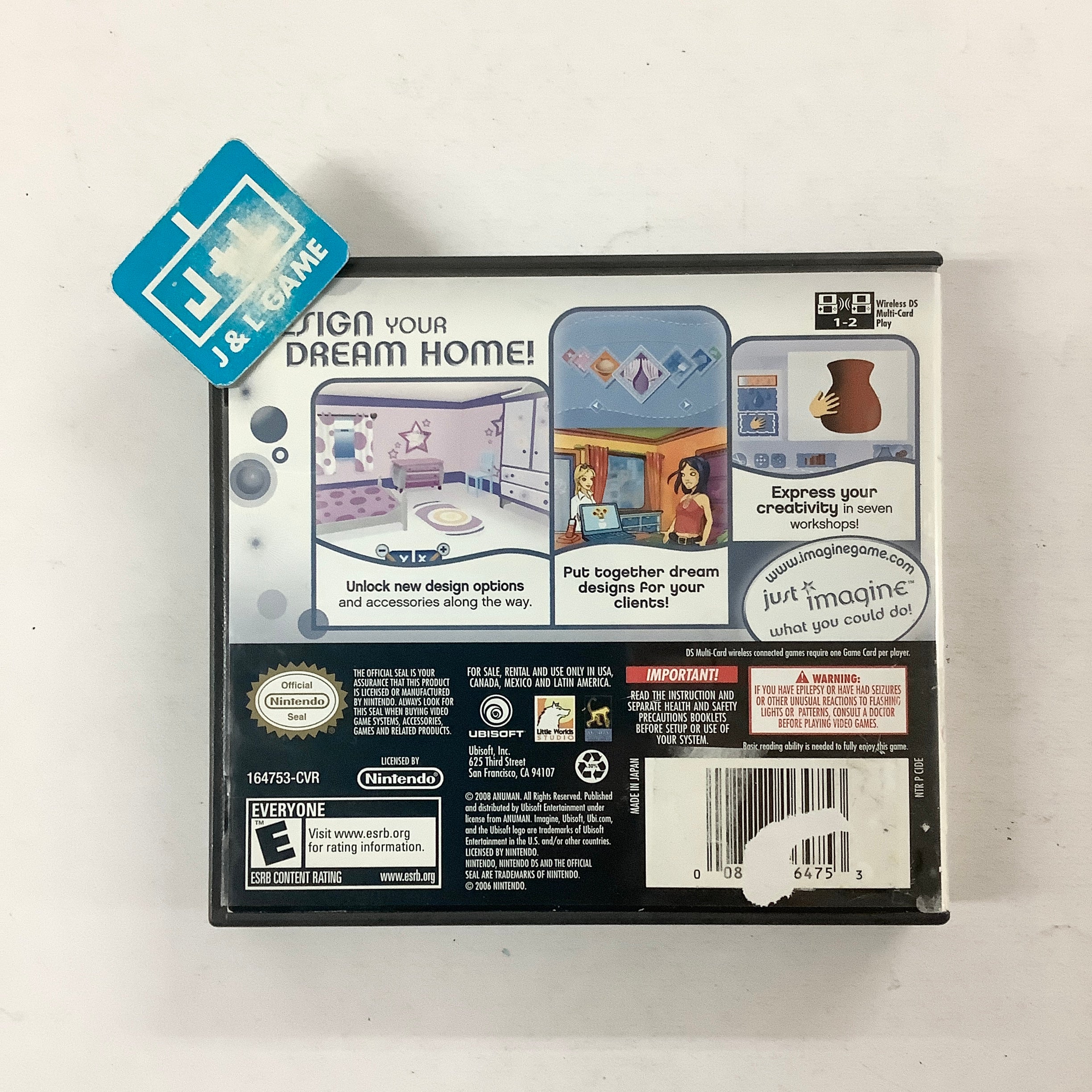 Imagine: Interior Designer - (NDS) Nintendo DS [Pre-Owned] Video Games Ubisoft   