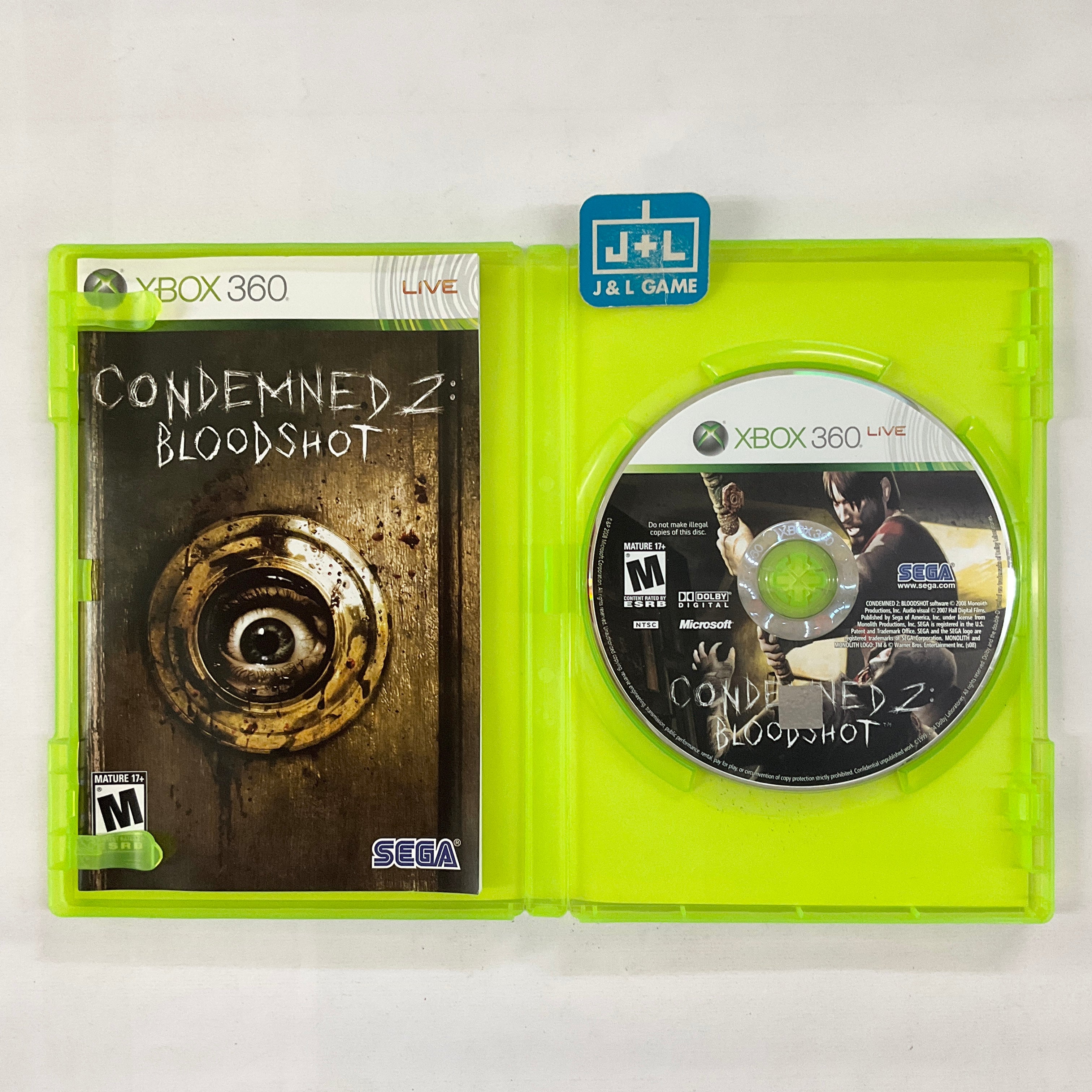 Condemned 2: Bloodshot - Xbox 360 [Pre-Owned] Video Games Sega   