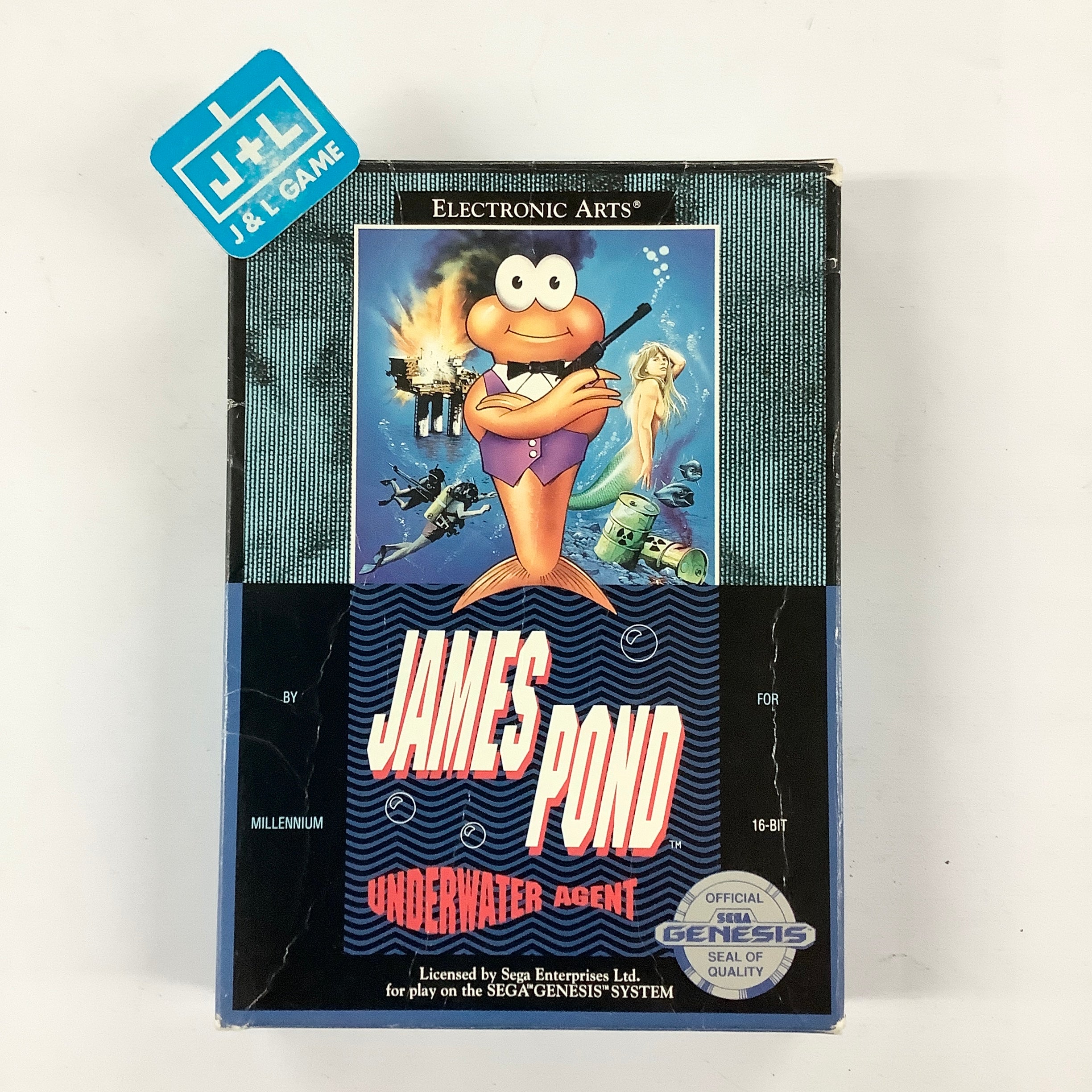 James Pond: Underwater Agent - (SG) SEGA Genesis [Pre-Owned] Video Games Electronic Arts   