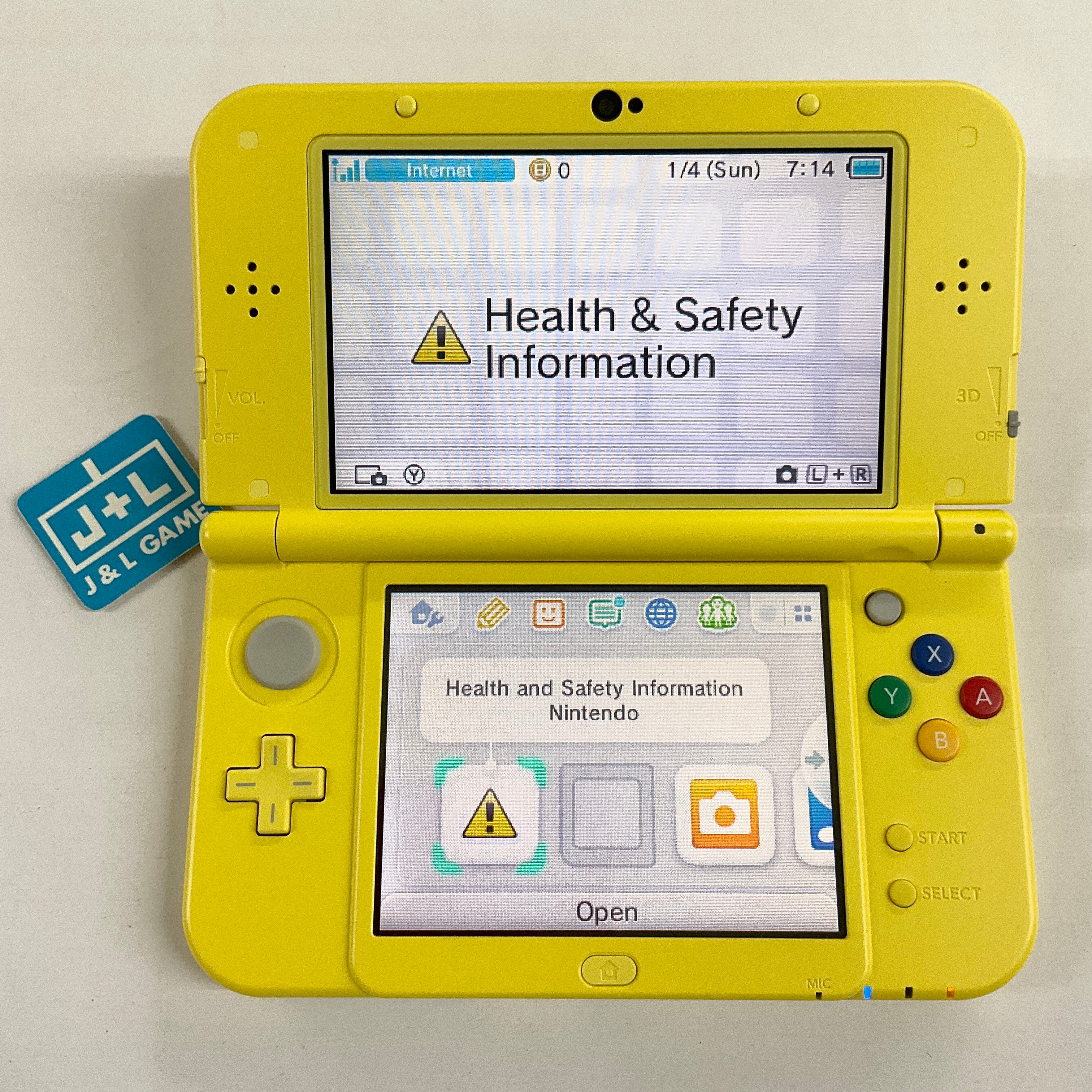 Nintendo New 3DS XL Console (Pikachu Yellow Edition) - Nintendo 3DS [Pre-Owned] Consoles Nintendo   