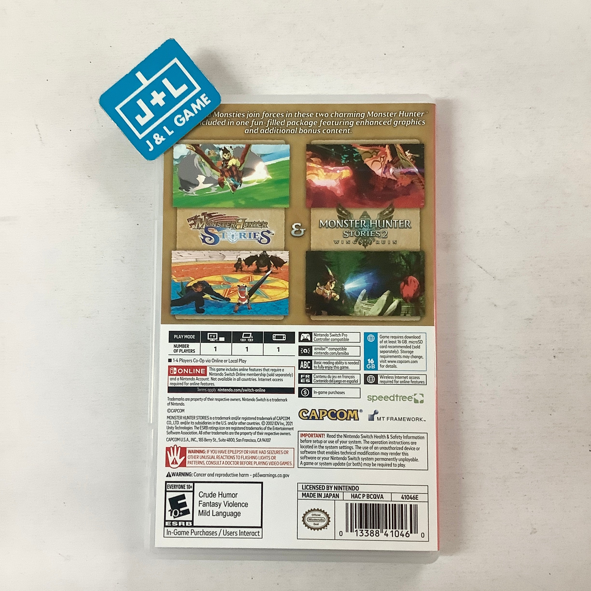 Monster Hunter Stories Collection - (NSW) Nintendo Switch [Pre-Owned] Video Games Capcom   