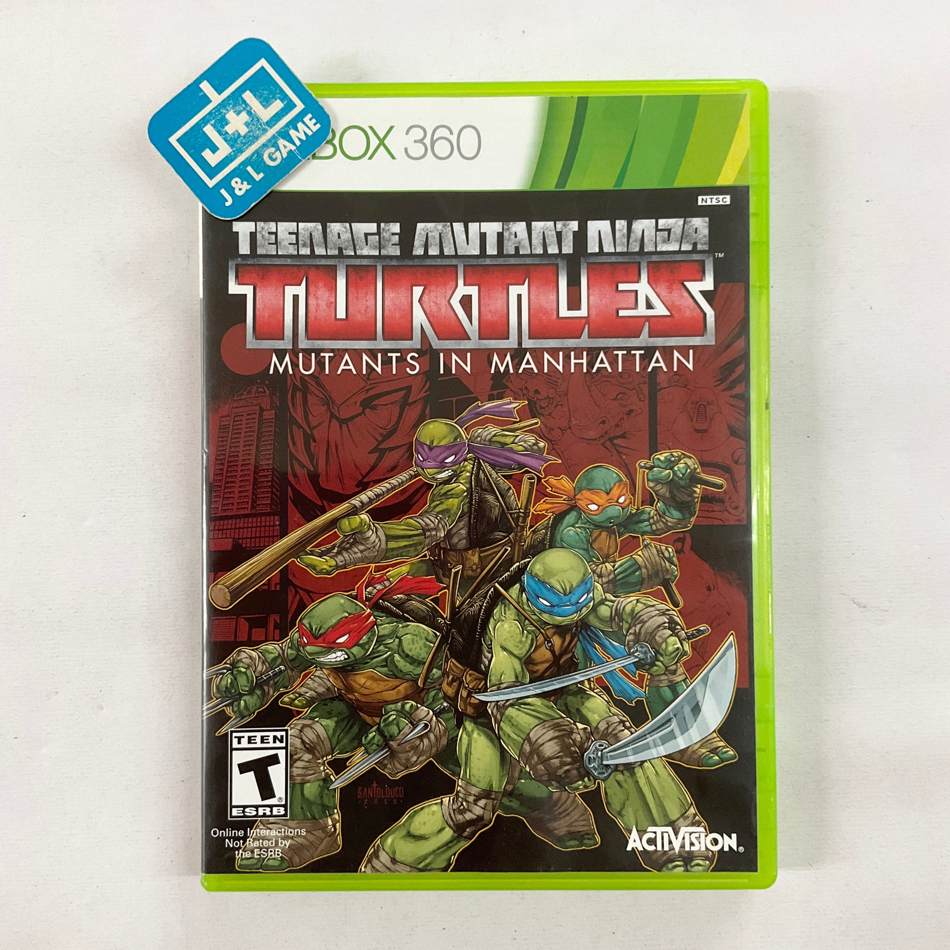 Teenage Mutant Ninja Turtles: Mutants in Manhattan - Xbox 360 [Pre-Owned] Video Games ACTIVISION   