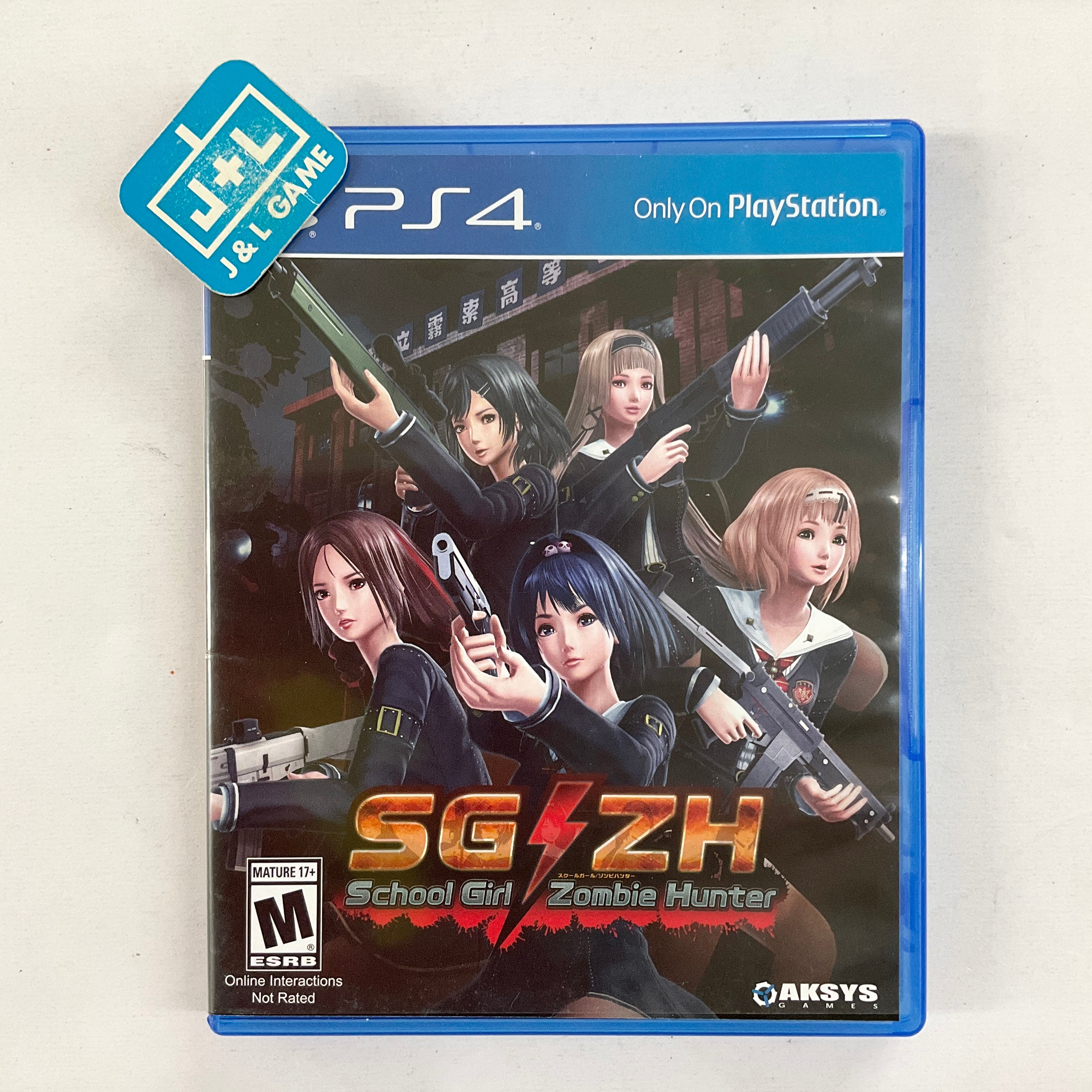 SG/ZH: School Girl Zombie Hunter - (PS4) PlayStation 4 [Pre-Owned] Video Games Aksys   