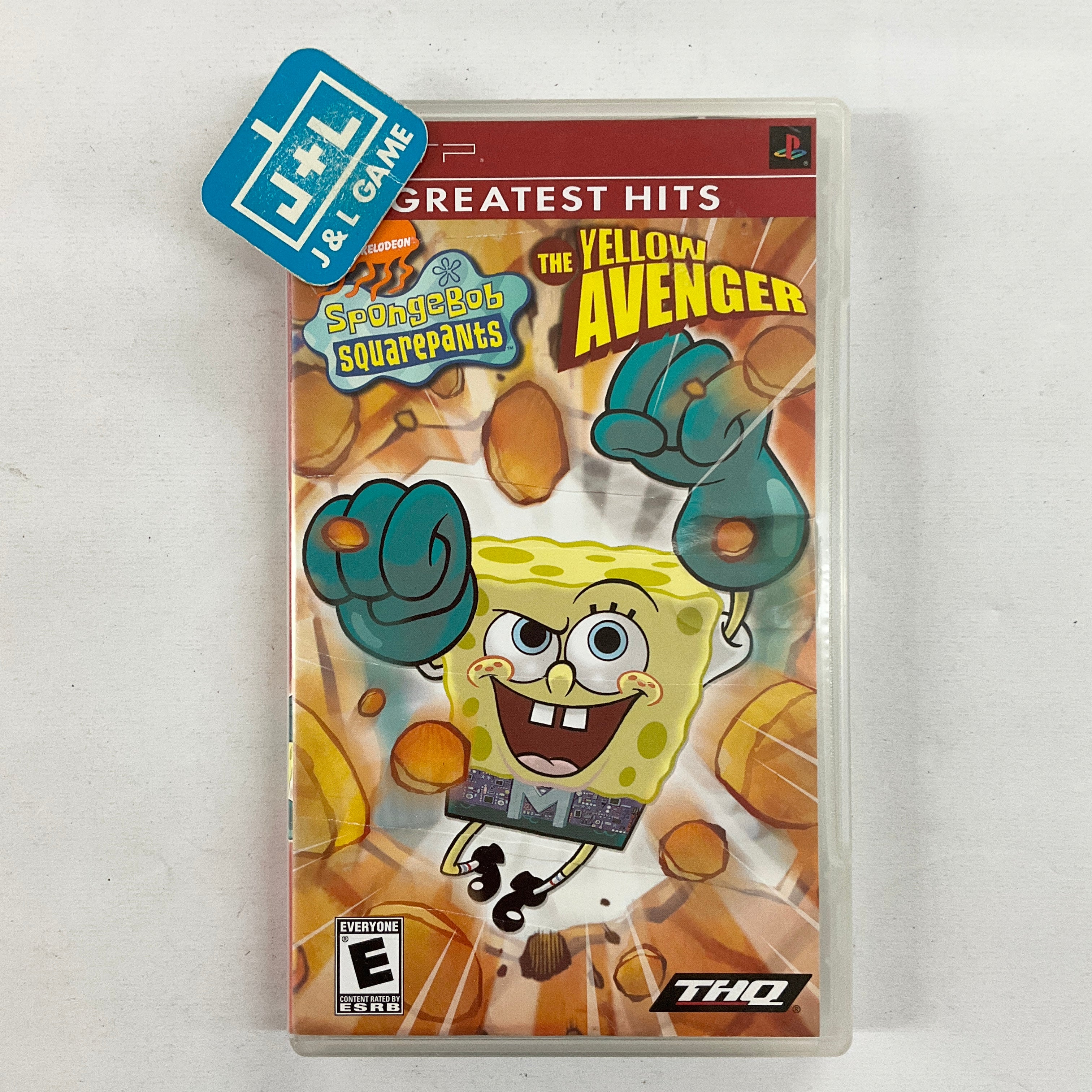 Spongebob Squarepants: The Yellow Avenger (Greatest Hits) - Sony PSP [Pre-Owned] Video Games THQ   