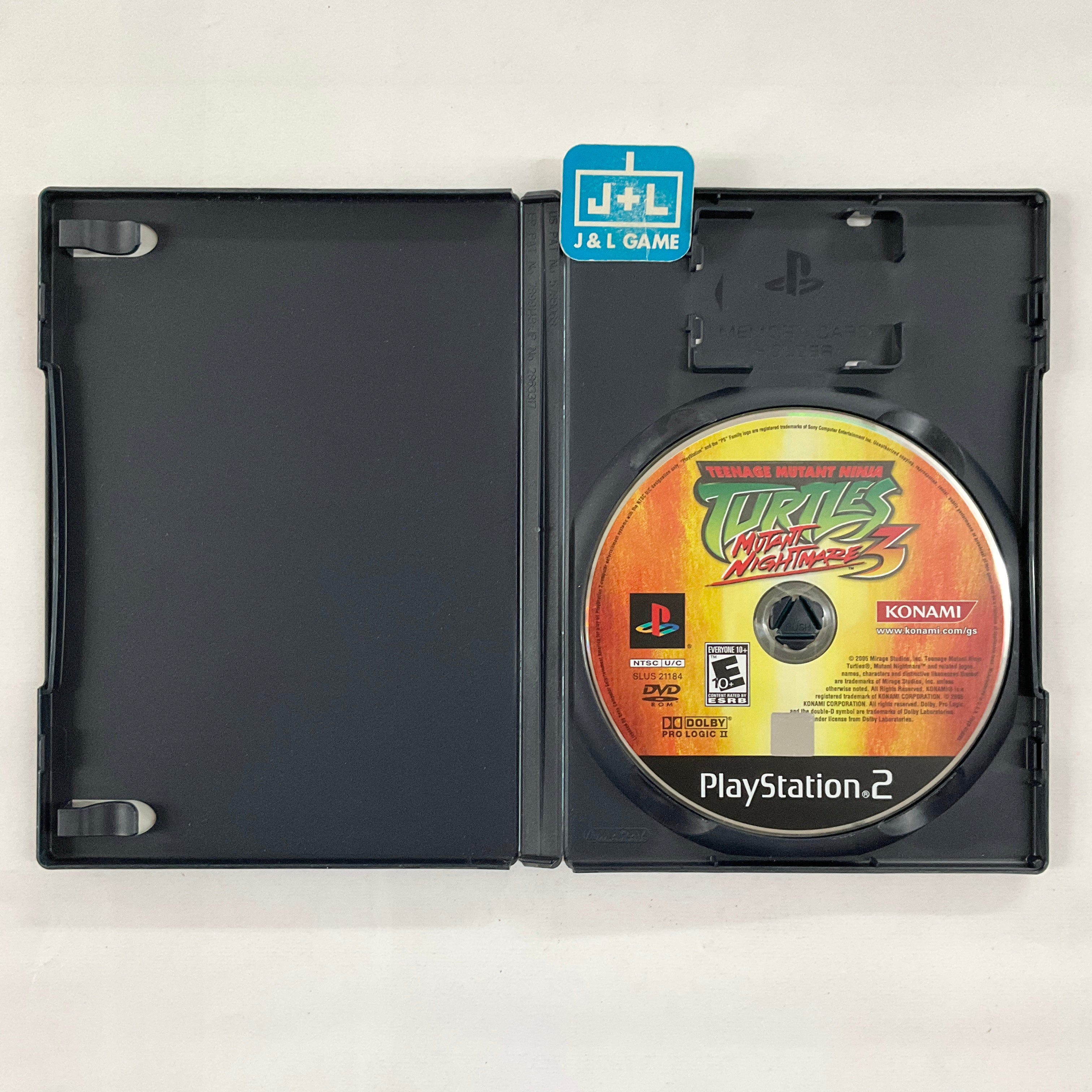 Teenage Mutant Ninja Turtles 3: Mutant Nightmare - (PS2) PlayStation 2 [Pre-Owned] Video Games Konami   