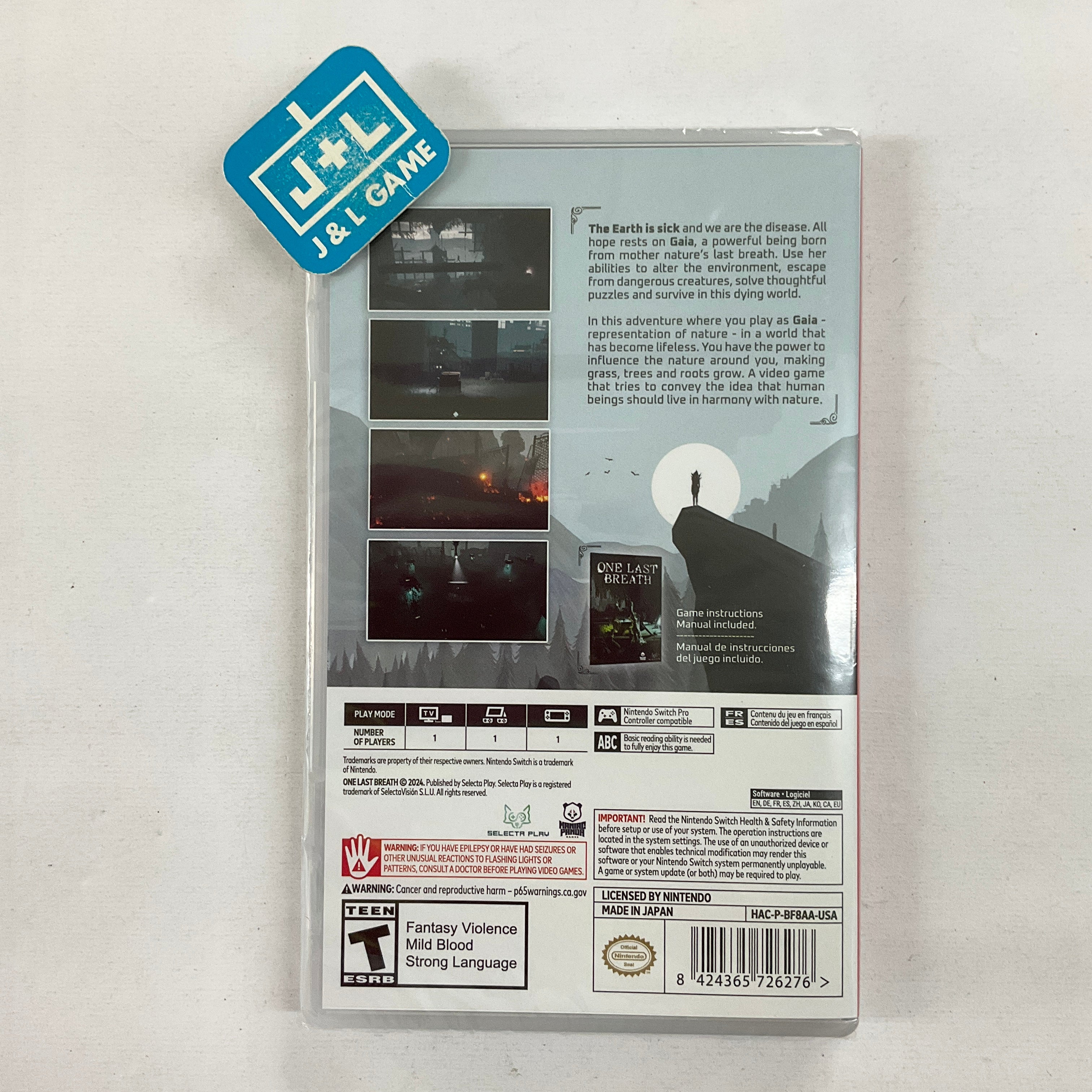 One Last Breath - (NSW) Nintendo Switch Video Games Selecta Play   