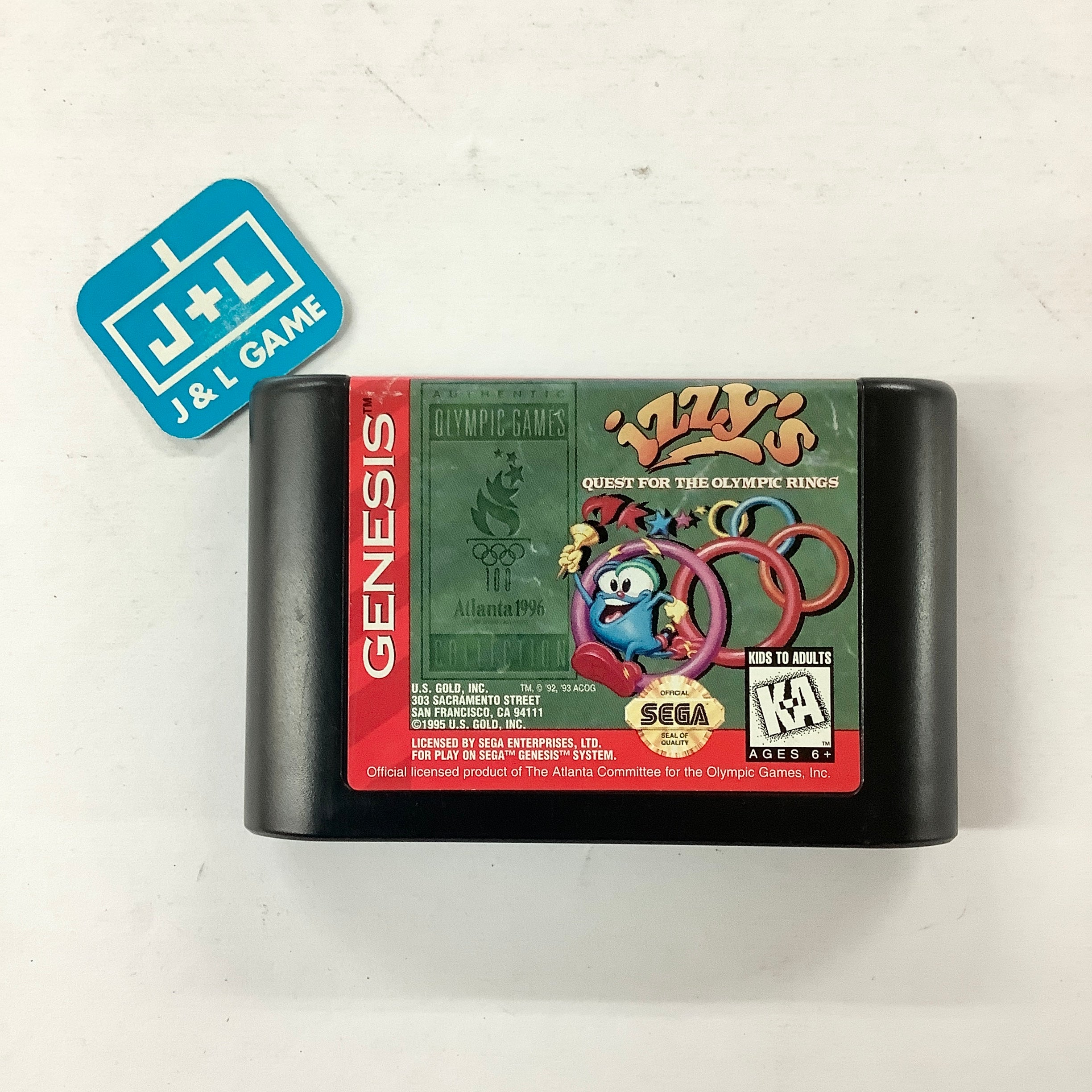 Izzy's Quest for the Olympic Rings - (SG) SEGA Genesis [Pre-Owned] Video Games U.S. Gold   