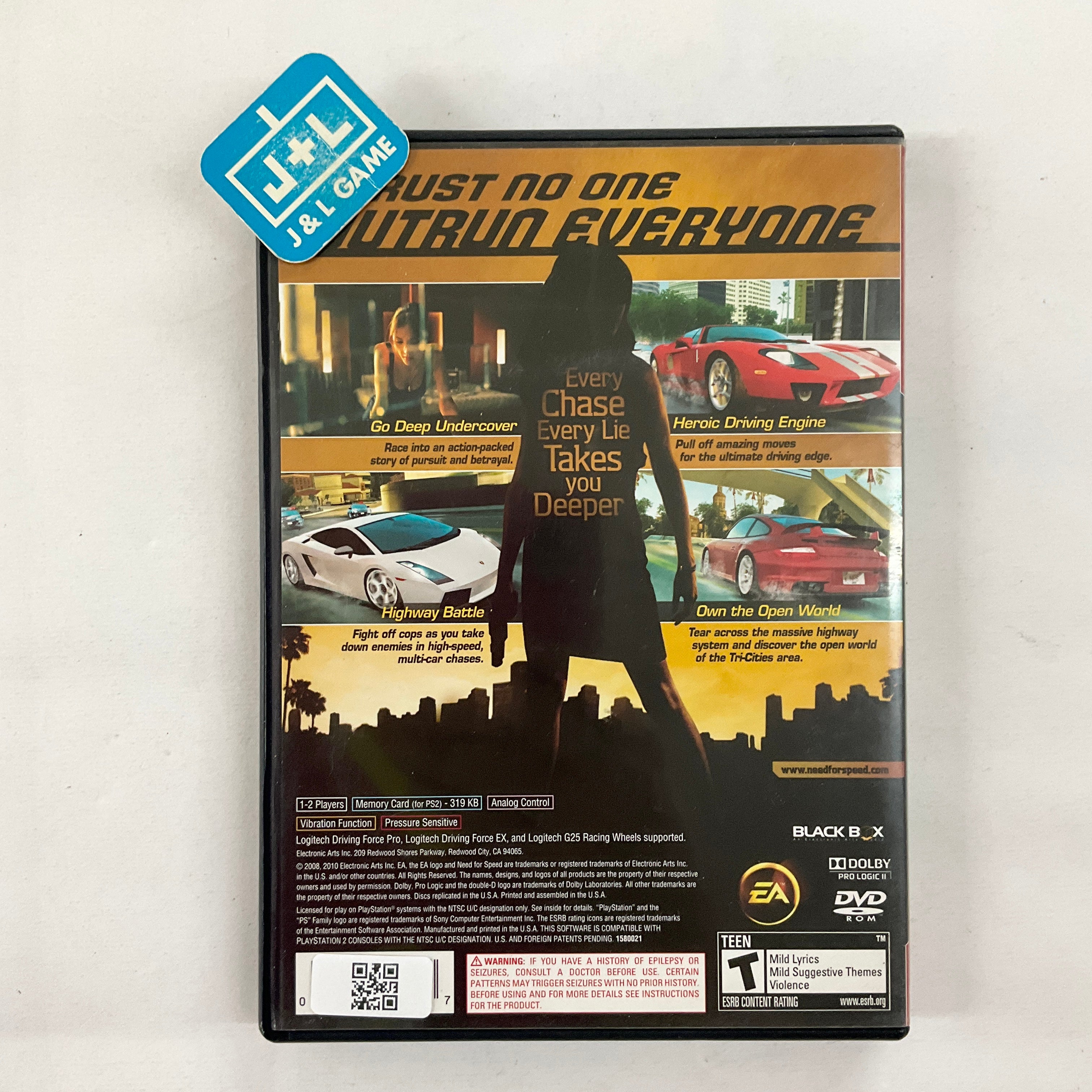 Need for Speed Undercover (Greatest Hits) - (PS2) PlayStation 2 [Pre-Owned] Video Games Electronic Arts   