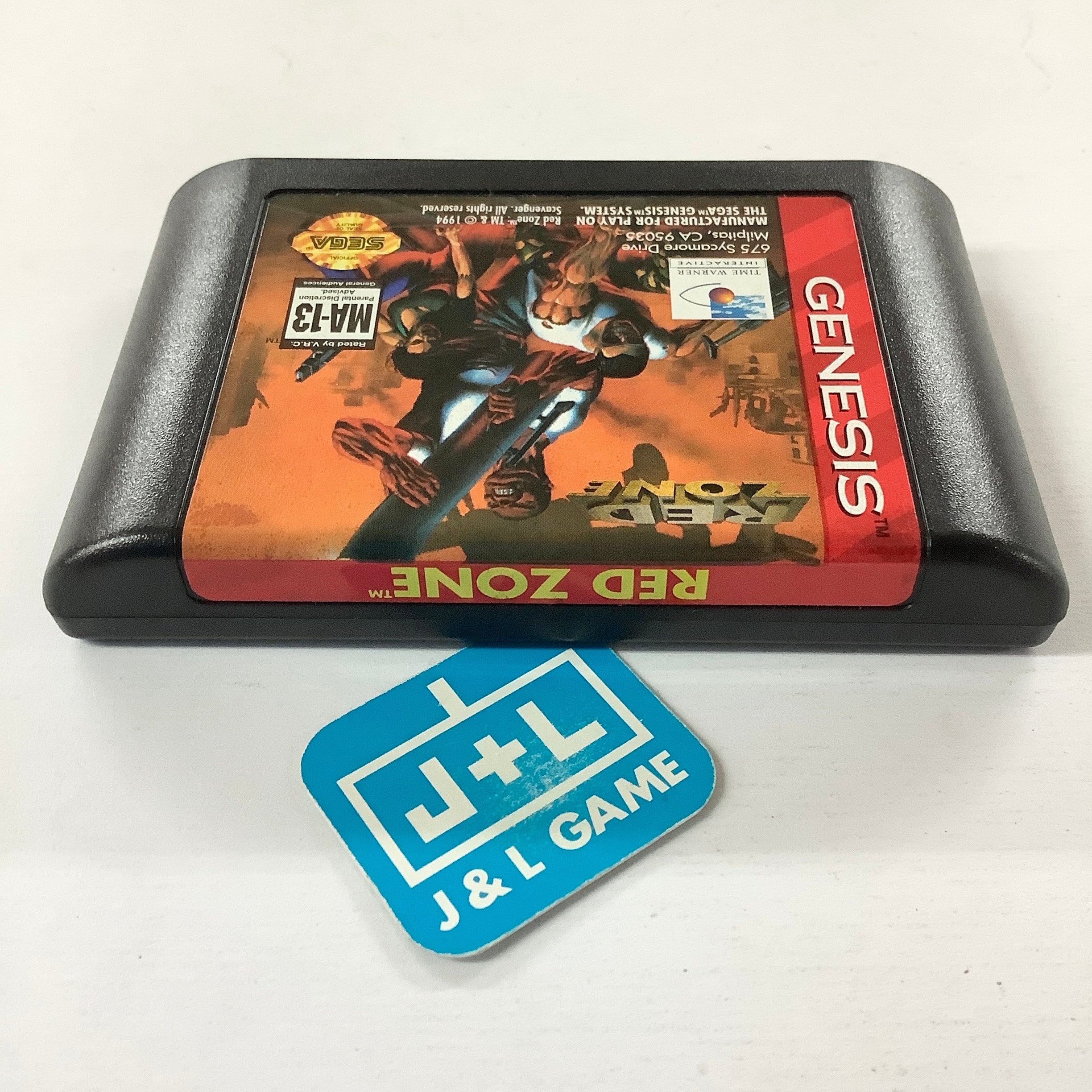 Red Zone - (SG) SEGA Genesis  [Pre-Owned] Video Games Time Warner Interactive   