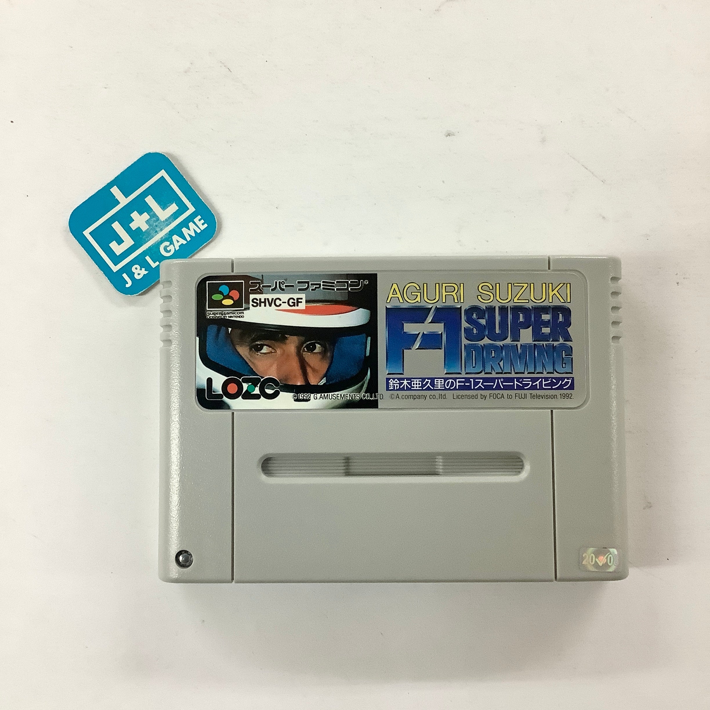 Suzuki Aguri no F-1 Super Driving - (SFC) Super Famicom [Pre-Owned] (Japanese Import) Video Games LOZC G. Amusements   