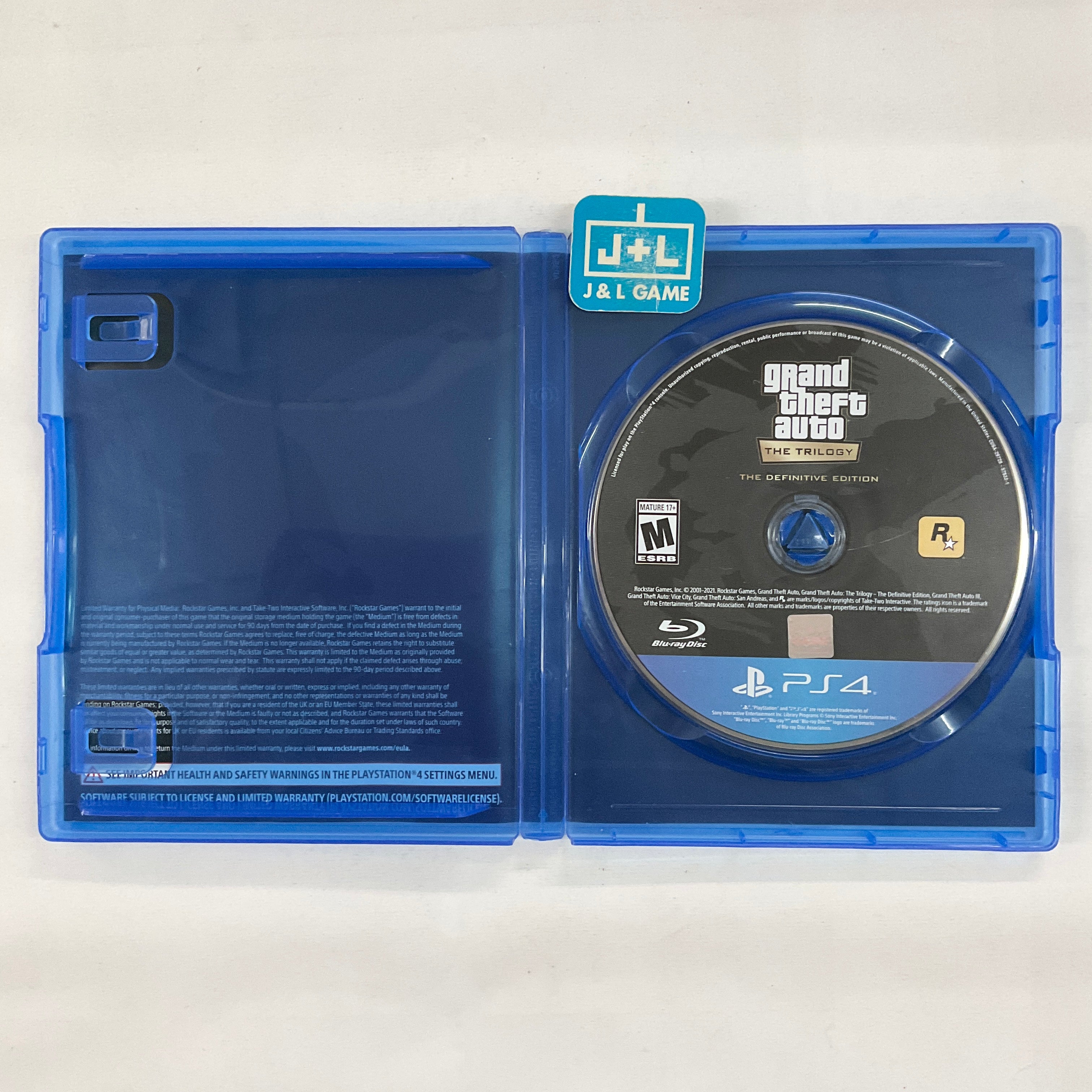 Grand Theft Auto: The Trilogy- The Definitive Edition - (PS4) PlayStation 4 [Pre-Owned] Video Games Rockstar Games   