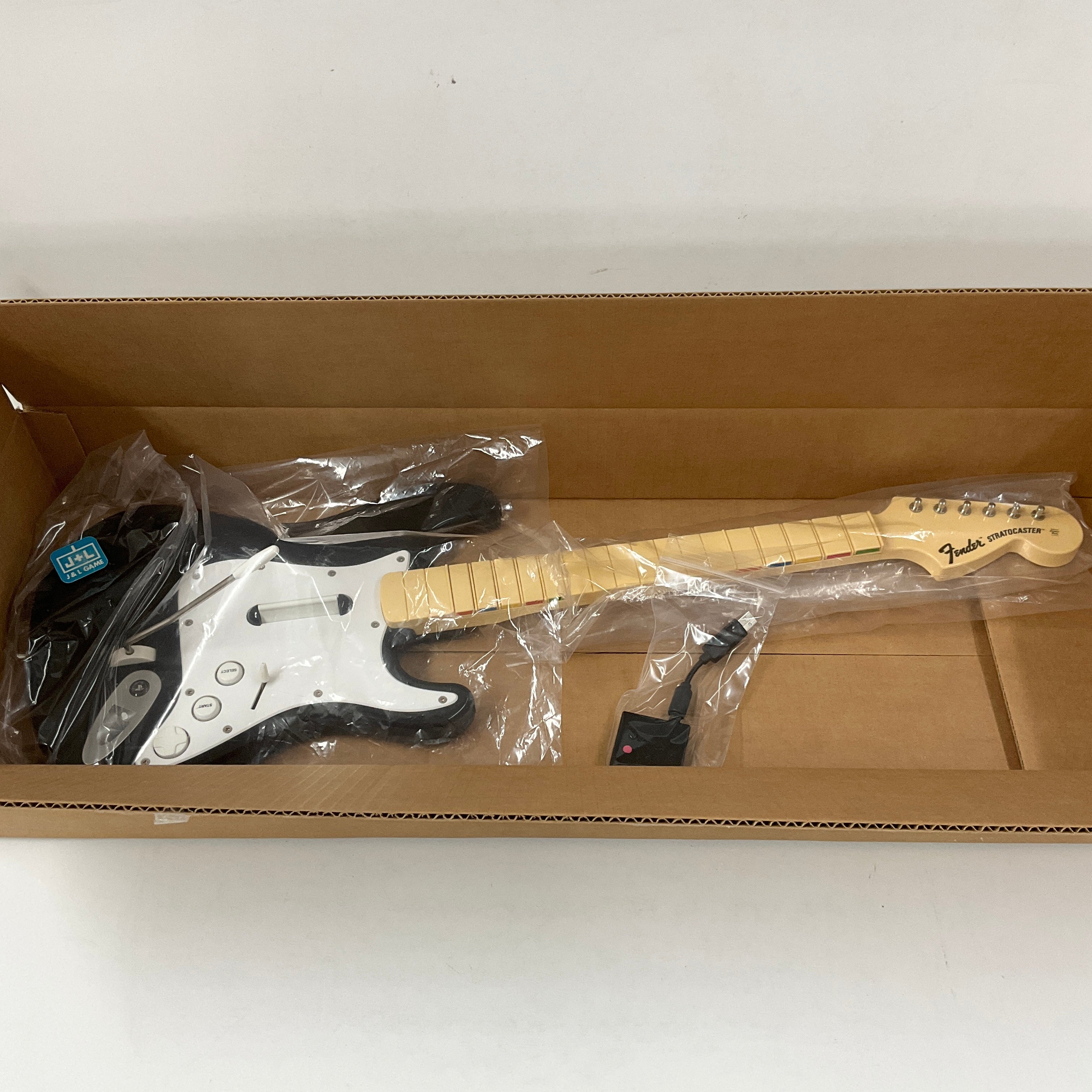 Harmonix Wireless Fender Stratocaster Guitar Controller for PlayStation 3 (Black) - (PS3) PlayStation 3 [Pre-Owned] Video Games Harmonix   