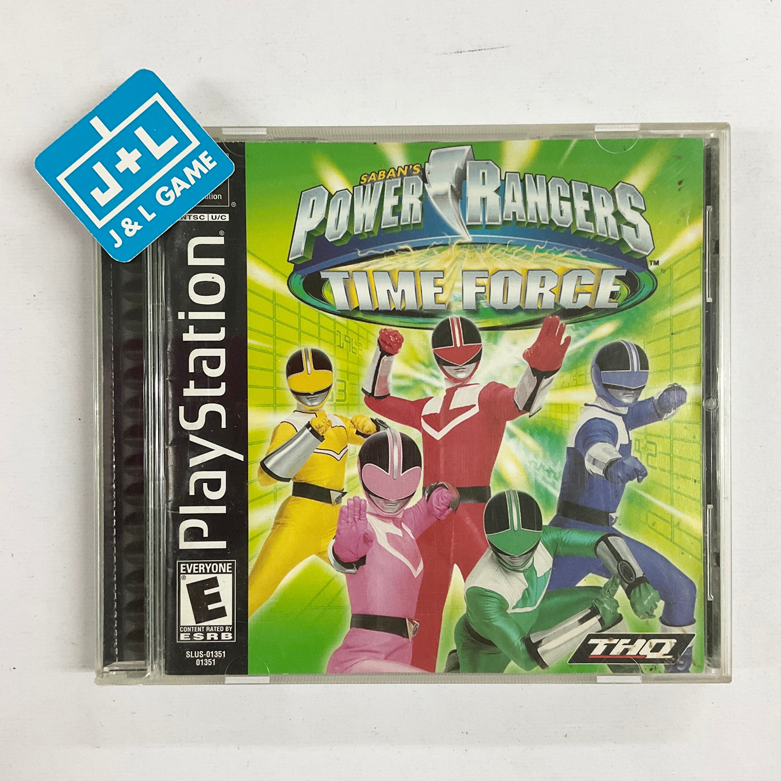 Saban's Power Rangers: Time Force - (PS1) Playstation 1 [Pre-Owned] Video Games THQ   