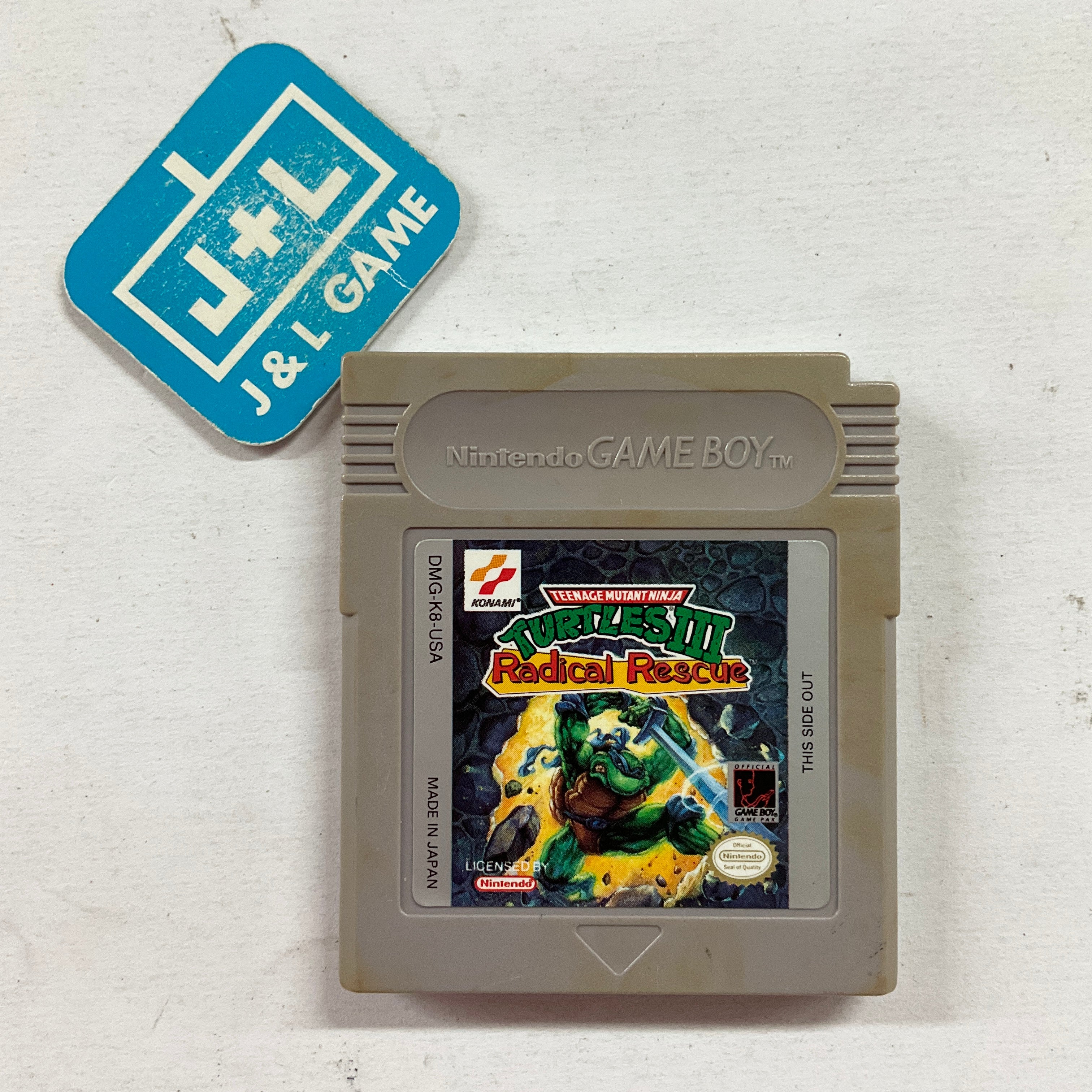 Teenage Mutant Ninja Turtles 3: Radical Rescue - (GB) Game Boy [Pre-Owned] Video Games Konami   