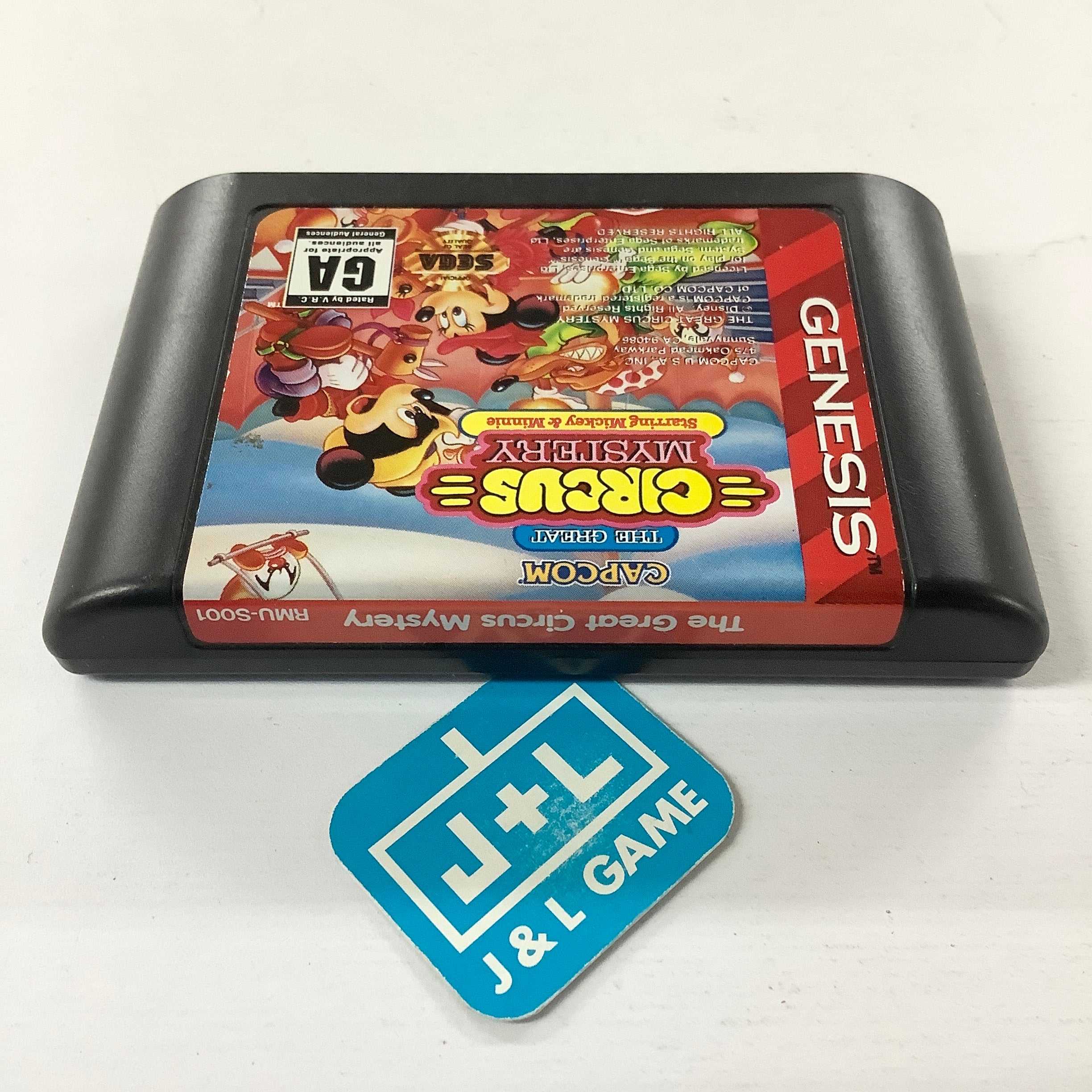 The Great Circus Mystery Starring Mickey & Minnie - (SG) SEGA Genesis [Pre-Owned] Video Games Capcom   