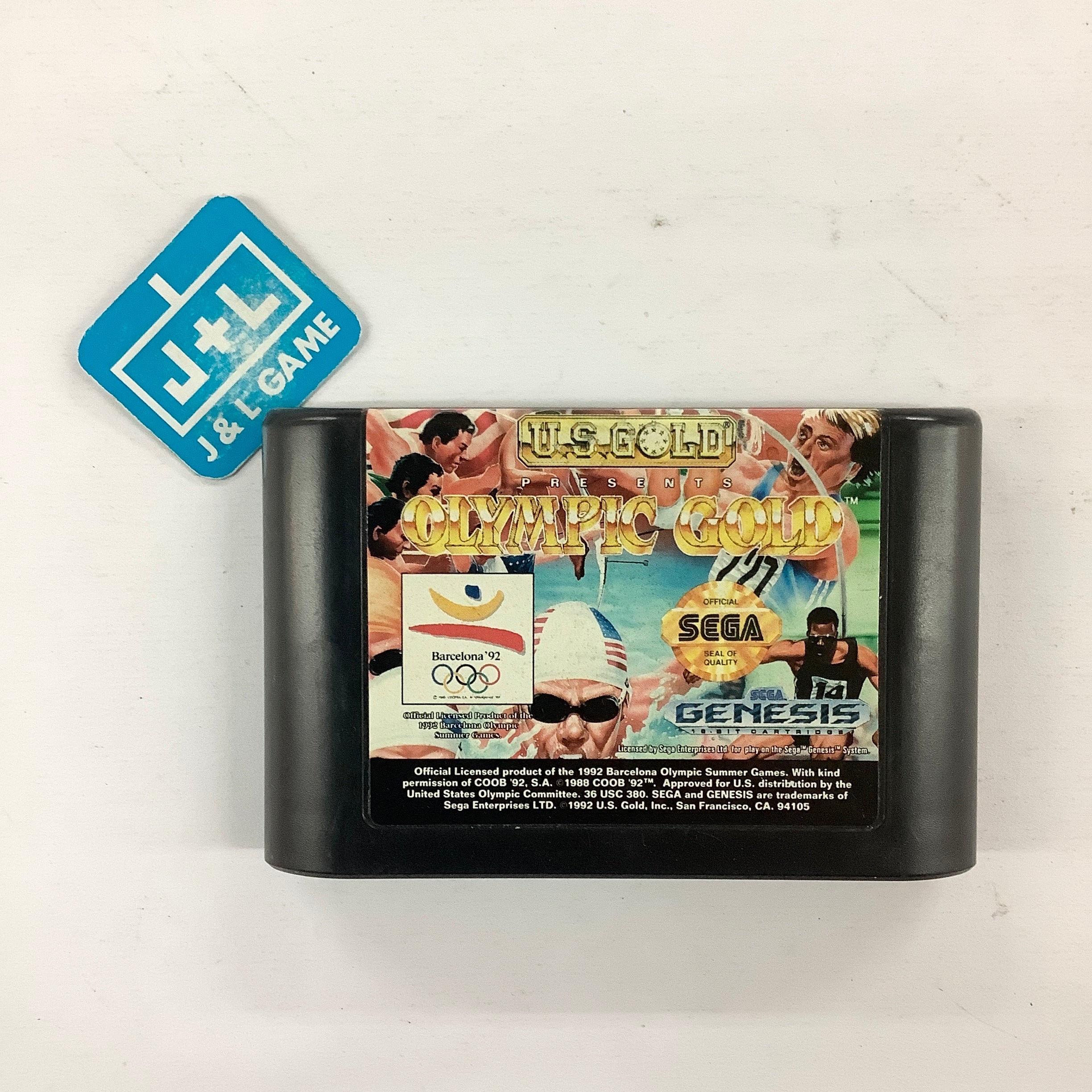 Olympic Gold: Barcelona '92 - (SG) SEGA Genesis [Pre-Owned] Video Games U.S. Gold   