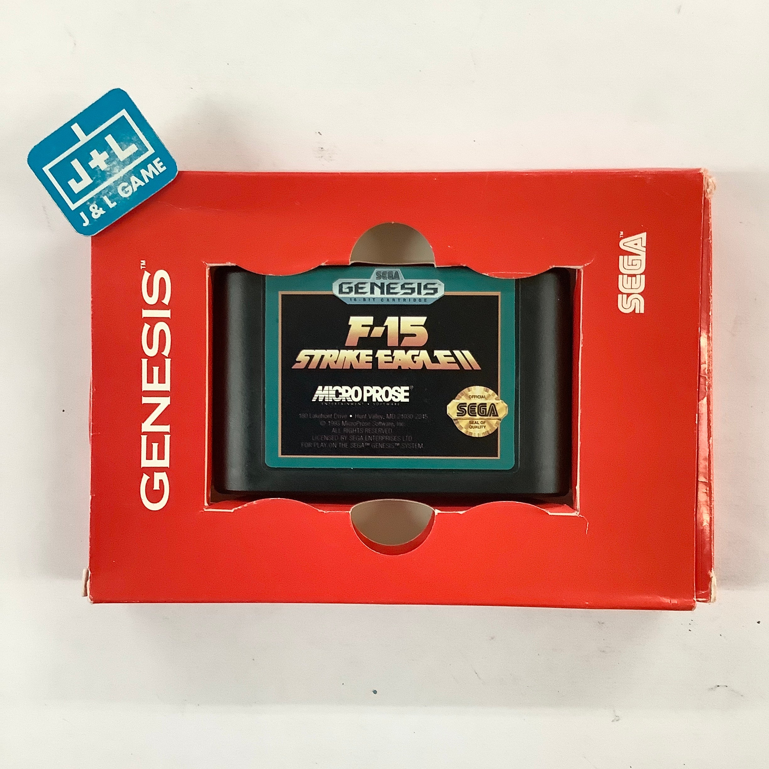 F-15 Strike Eagle II - (SG) SEGA Genesis [Pre-Owned] Video Games MicroProse   