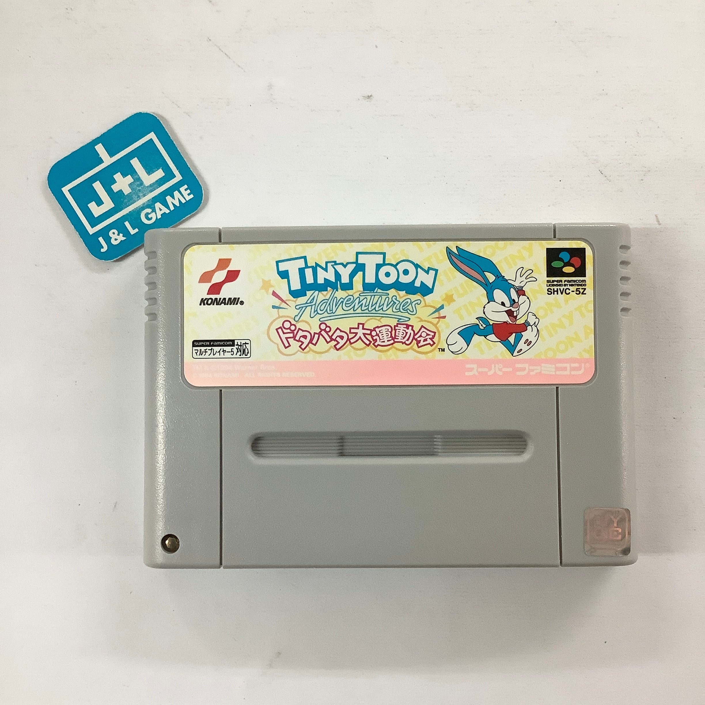 Tiny Toon Adventures: Dotabata Daiundoukai - (SFC) Super Famicom [Pre-Owned] (Japanese Import) Video Games Konami   