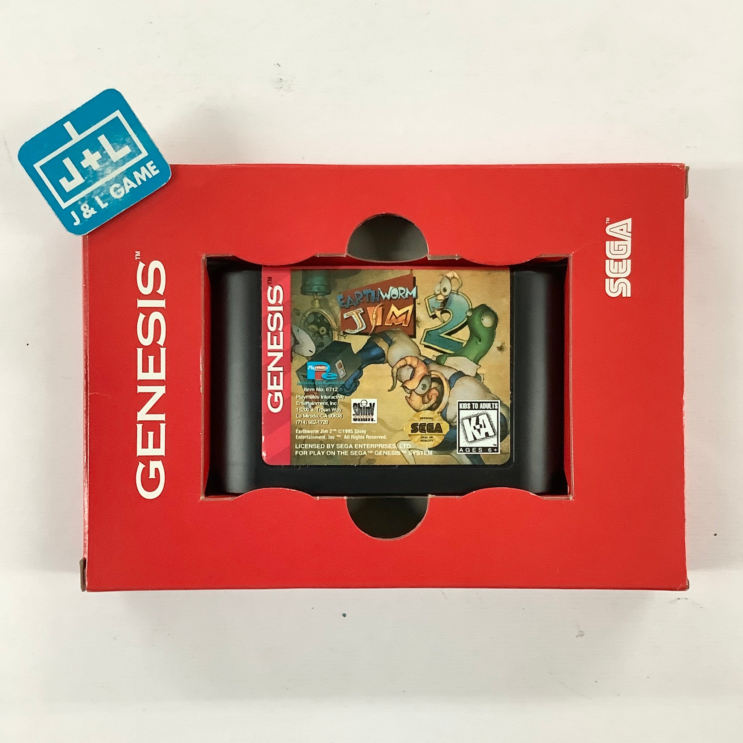 Earthworm Jim 2 - (SG) SEGA Genesis [Pre-Owned] Video Games Playmates   