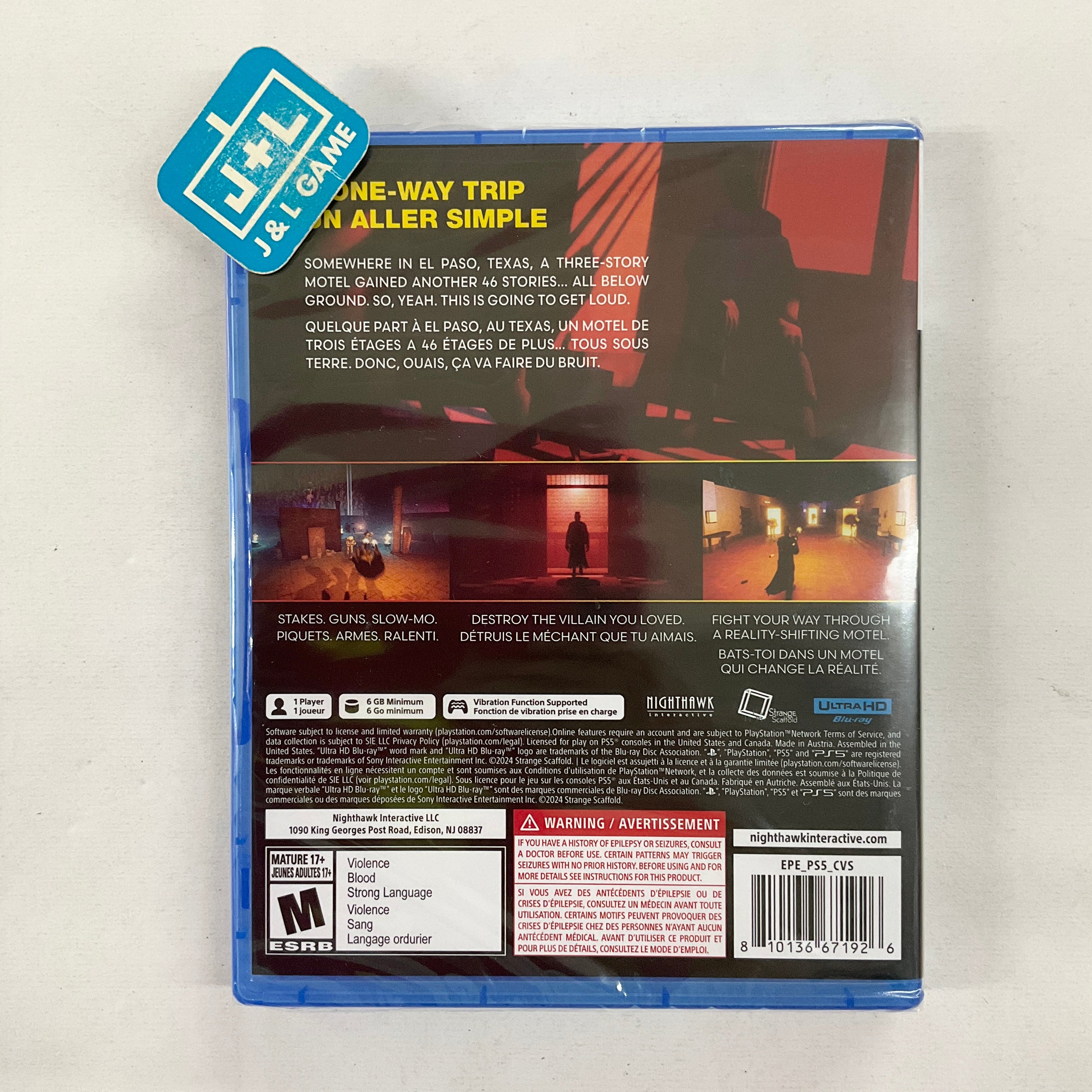 El Paso, Elsewhere - (PS5) PlayStation 5 Video Games Nighthawk Interactive   