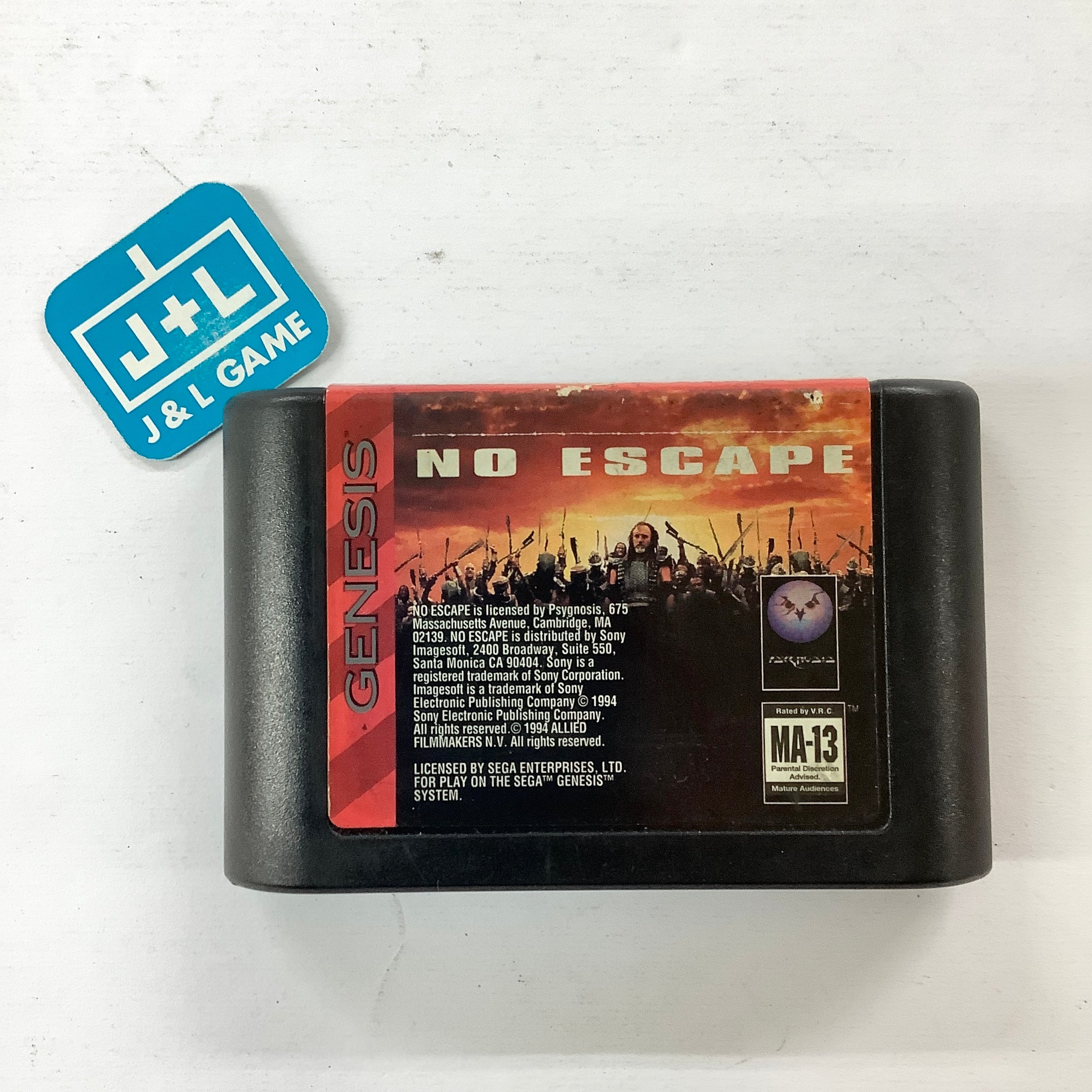 No Escape - (SG) SEGA Genesis  [Pre-Owned] Video Games Psygnosis   