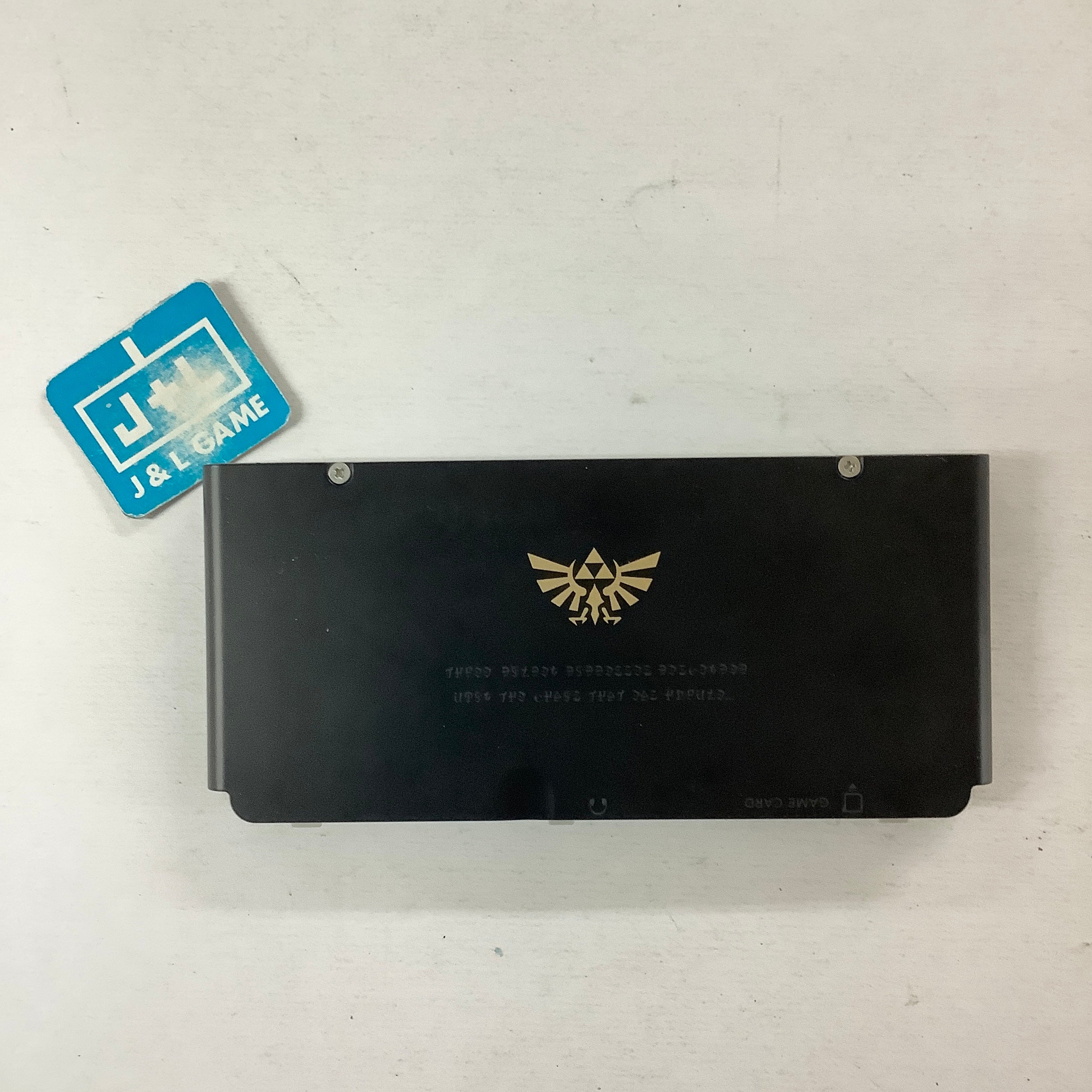 New Nintendo 3DS Cover Plates No.055 (Zelda Black Triforce) - New Nintendo 3DS (Pre-Owned) Accessories Nintendo   