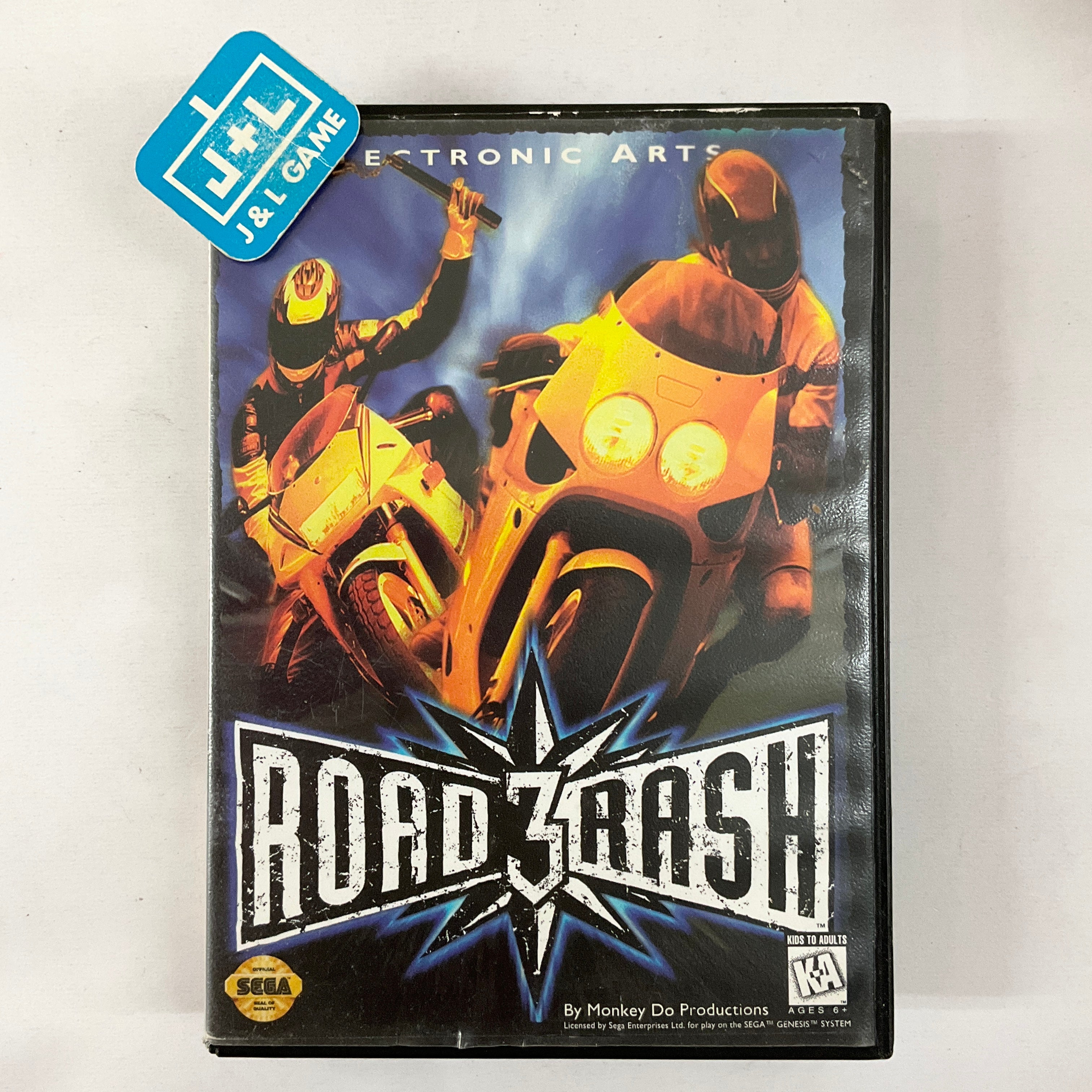 Road Rash 3 - (SG) SEGA Genesis [Pre-Owned] Video Games Electronic Arts   