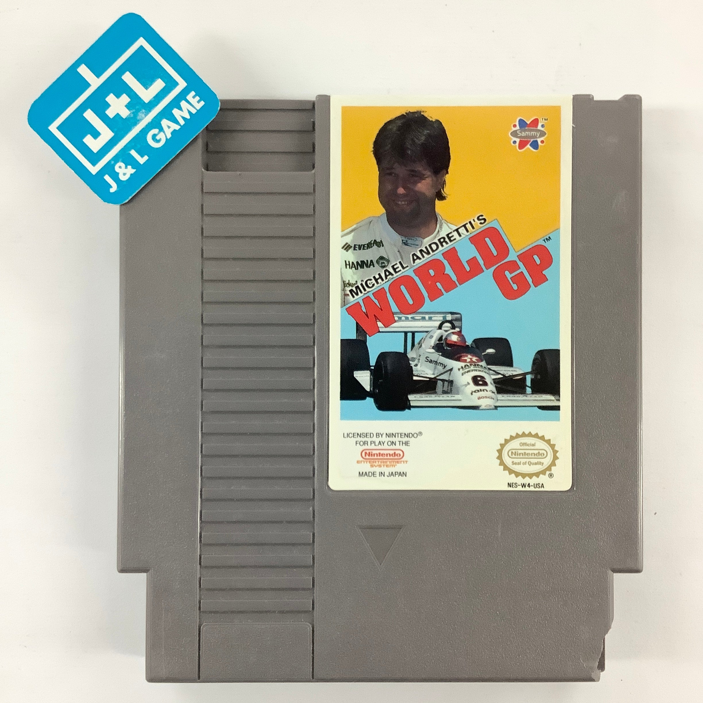 Michael Andretti's World Grand Prix - (NES) Nintendo Entertainment System [Pre-Owned] Video Games American Sammy   