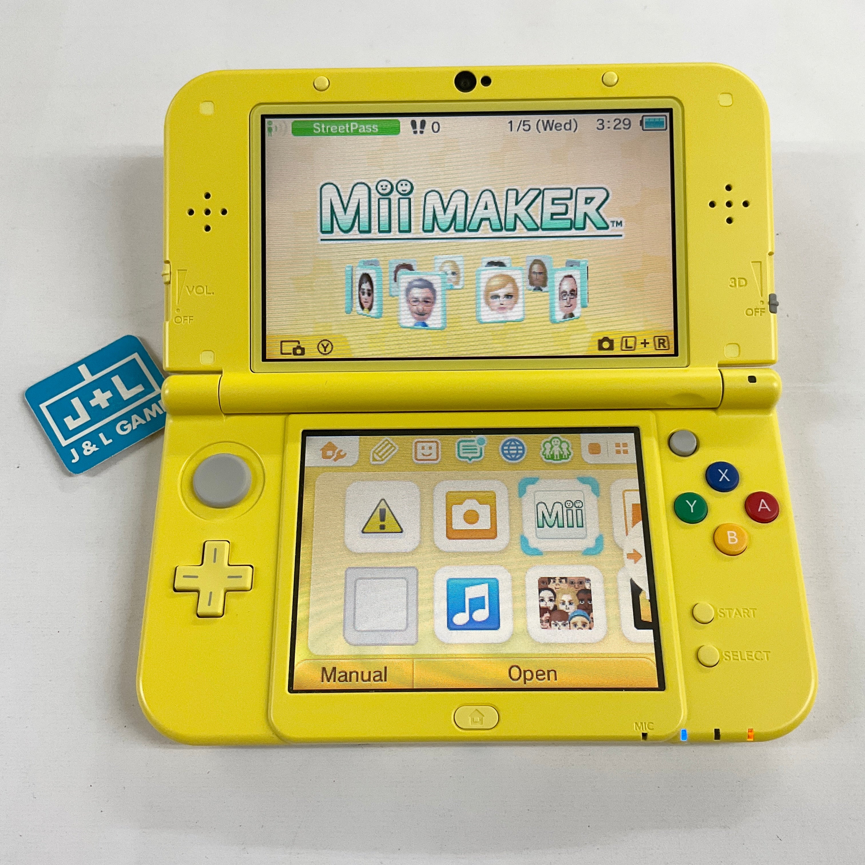 Nintendo New 3DS XL Console (Pikachu Yellow Edition) - Nintendo 3DS [Pre-Owned] Consoles Nintendo   