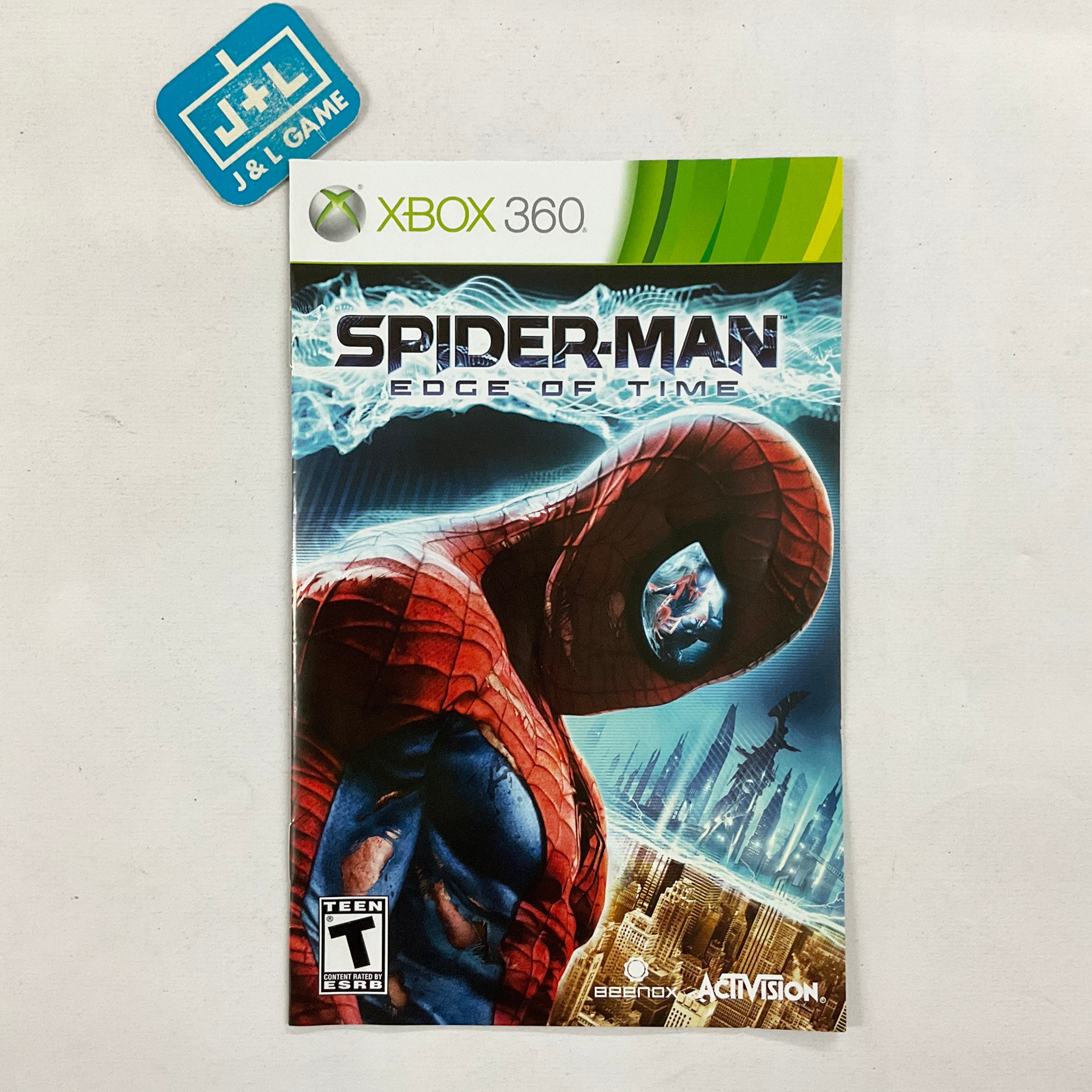 Spider-man: The Edge of Time - Xbox 360 [Pre-Owned] Video Games Activision   