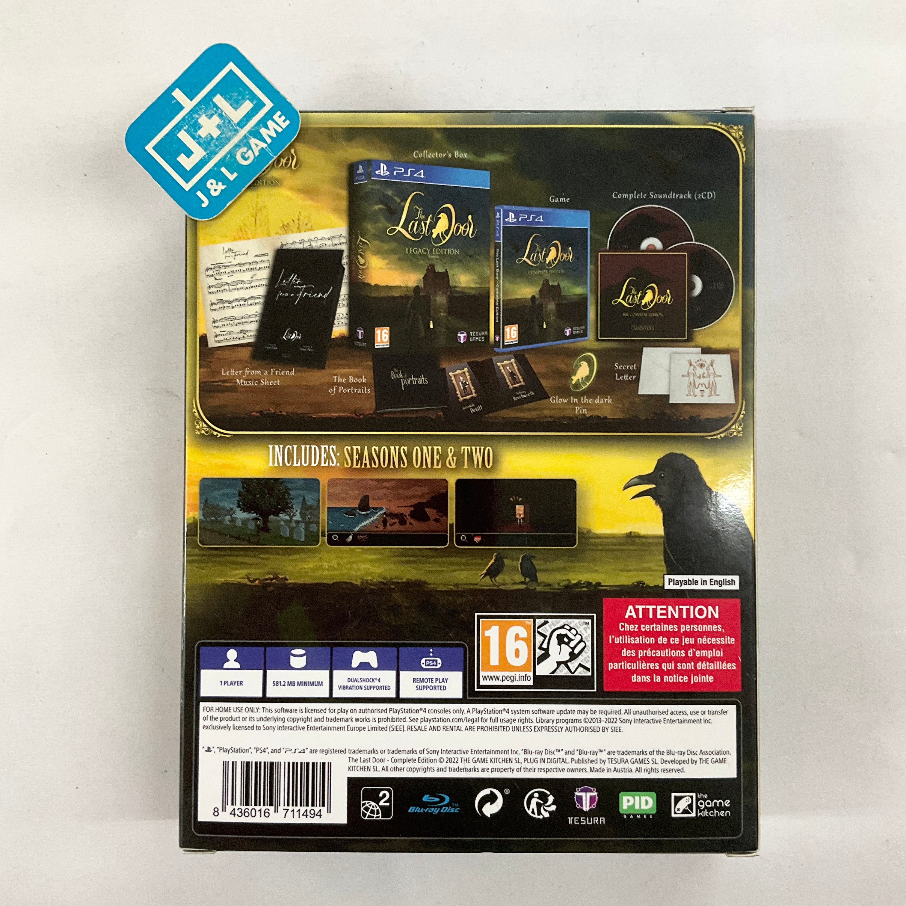 The Last Door: Complete Edition (Legacy Edition) - (PS4) PlayStation 4 [Pre-Owned] (European Import) Video Games Aksys Games   