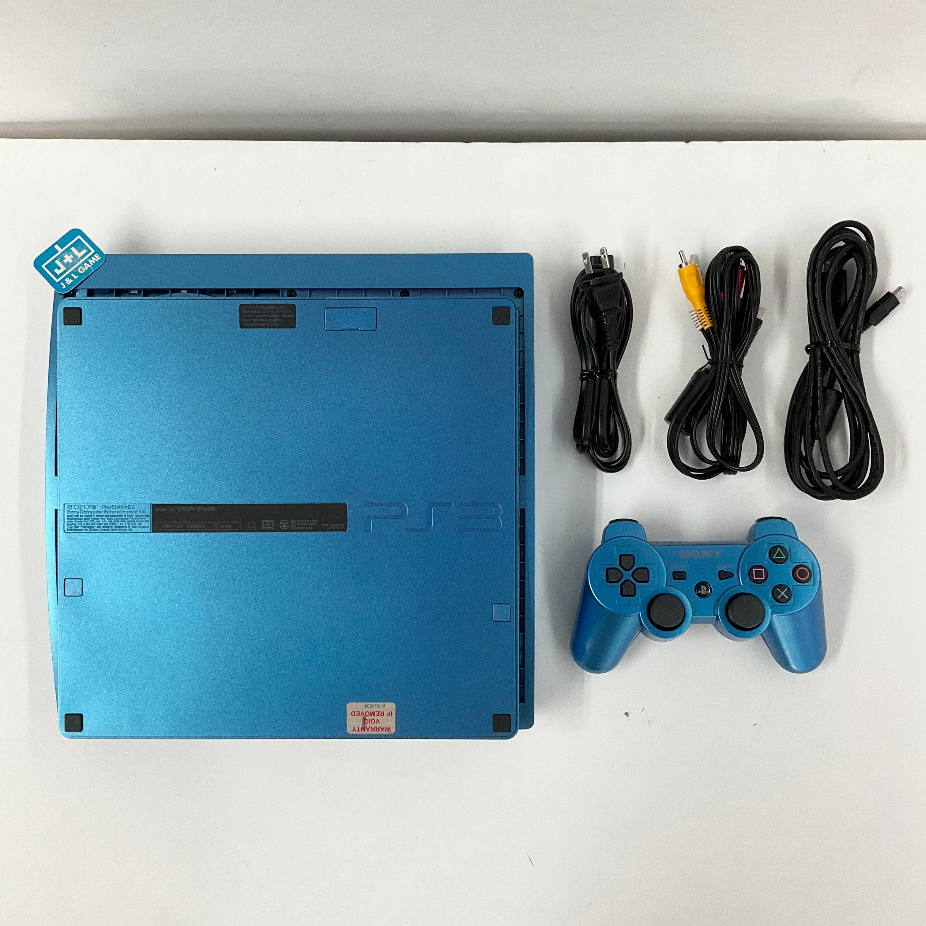 Sony PlayStation 3 Slim 320 GB Console (Splash Blue) - (PS3) Playstation 3 [Pre-Owned] (Japanese Import) Consoles Sony   