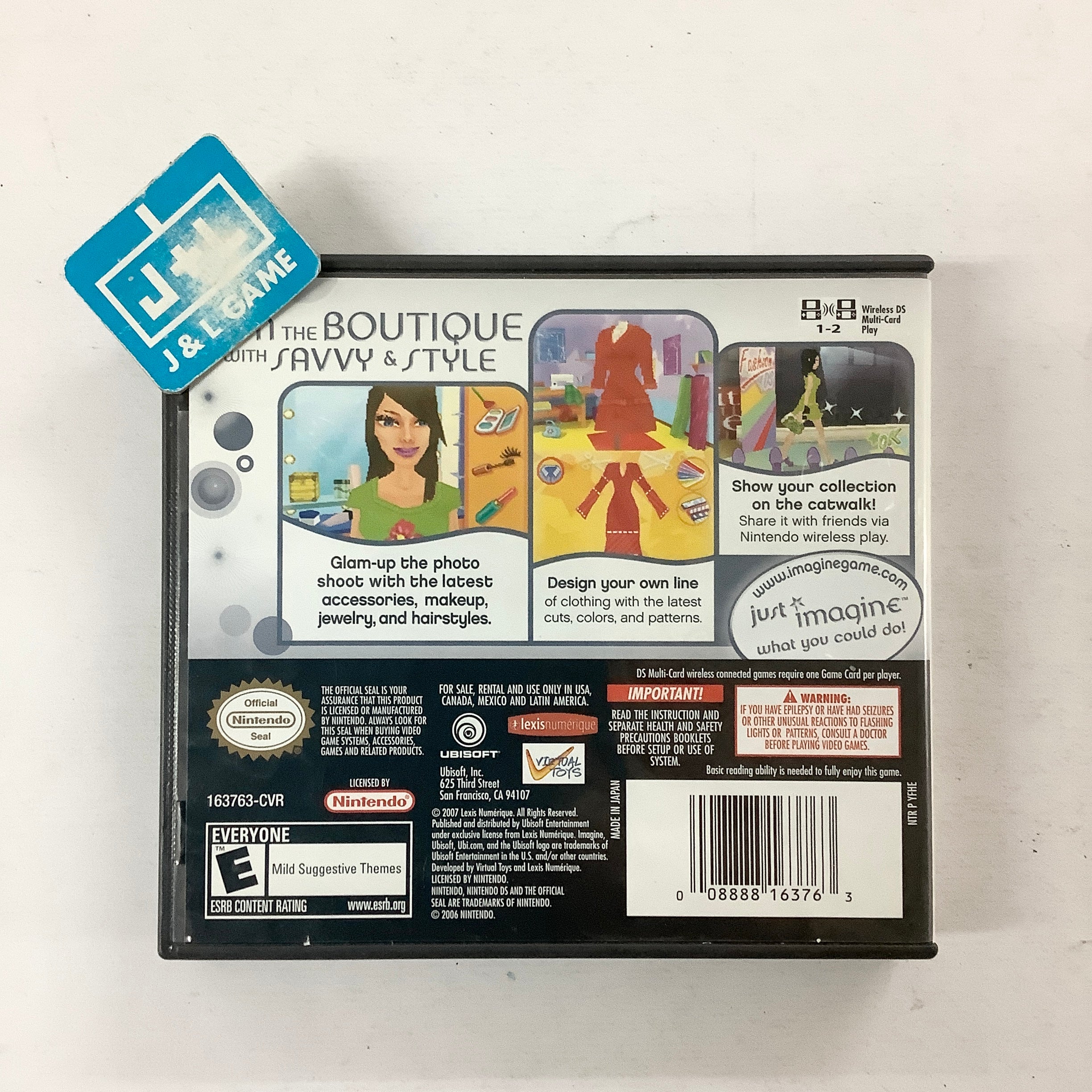 Imagine: Fashion Designer - (NDS) Nintendo DS [Pre-Owned] Video Games Ubisoft   