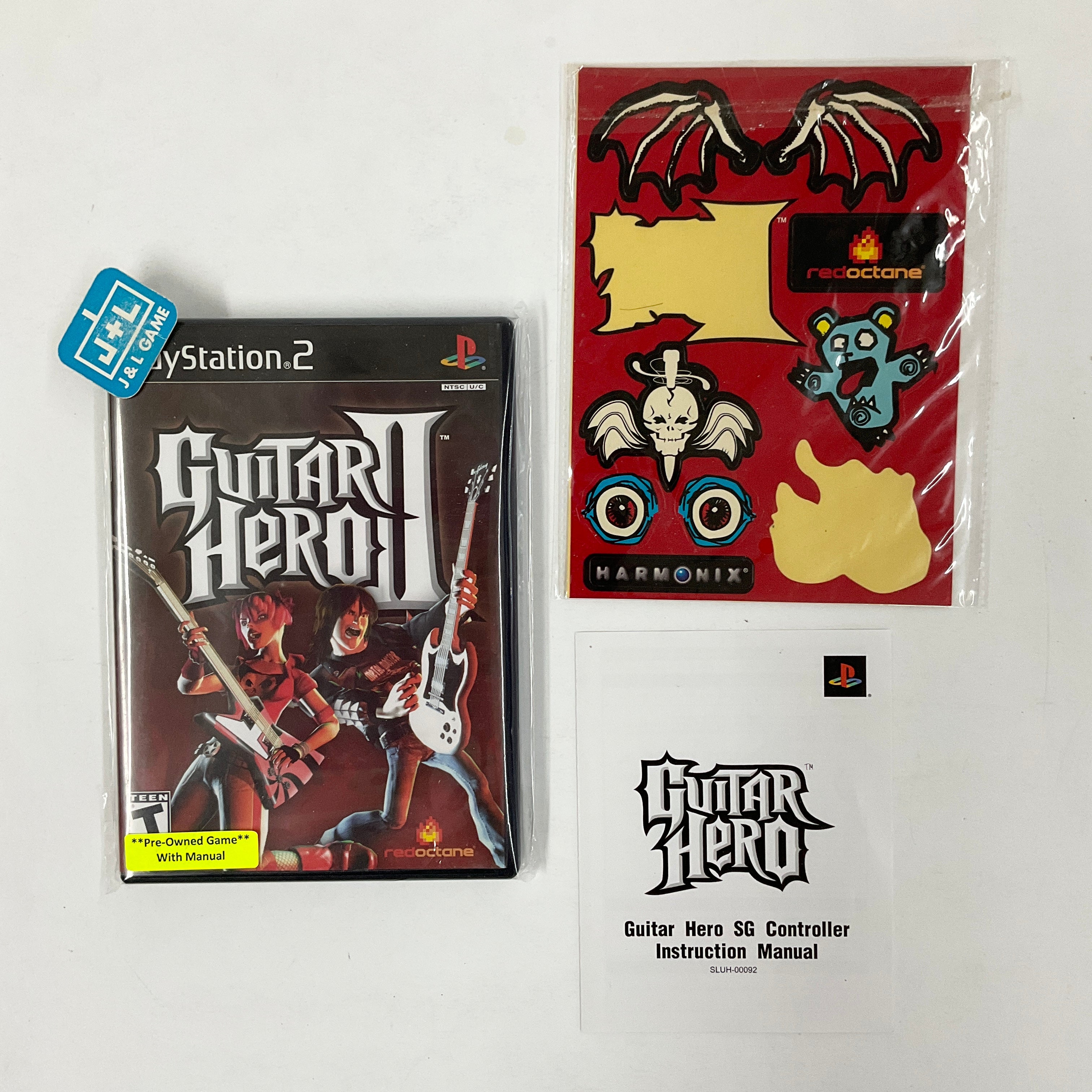 Guitar Hero 2 With Wired Guitar Controller Bundle - (PS2) PlayStation 2 [Pre-Owned] Video Games ACTIVISION   