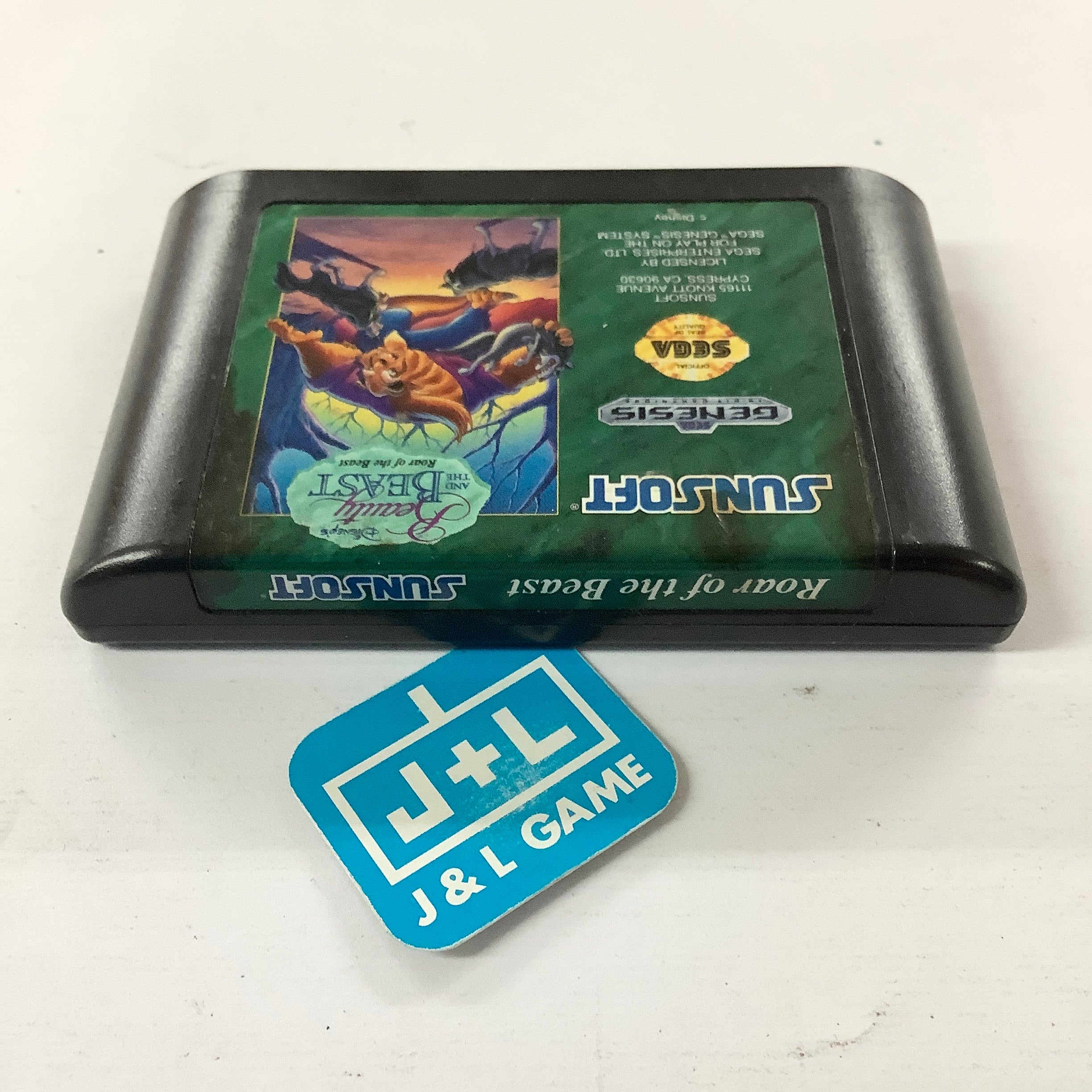 Disney's Beauty and the Beast: Roar of the Beast - (SG) SEGA Genesis  [Pre-Owned] Video Games SunSoft   