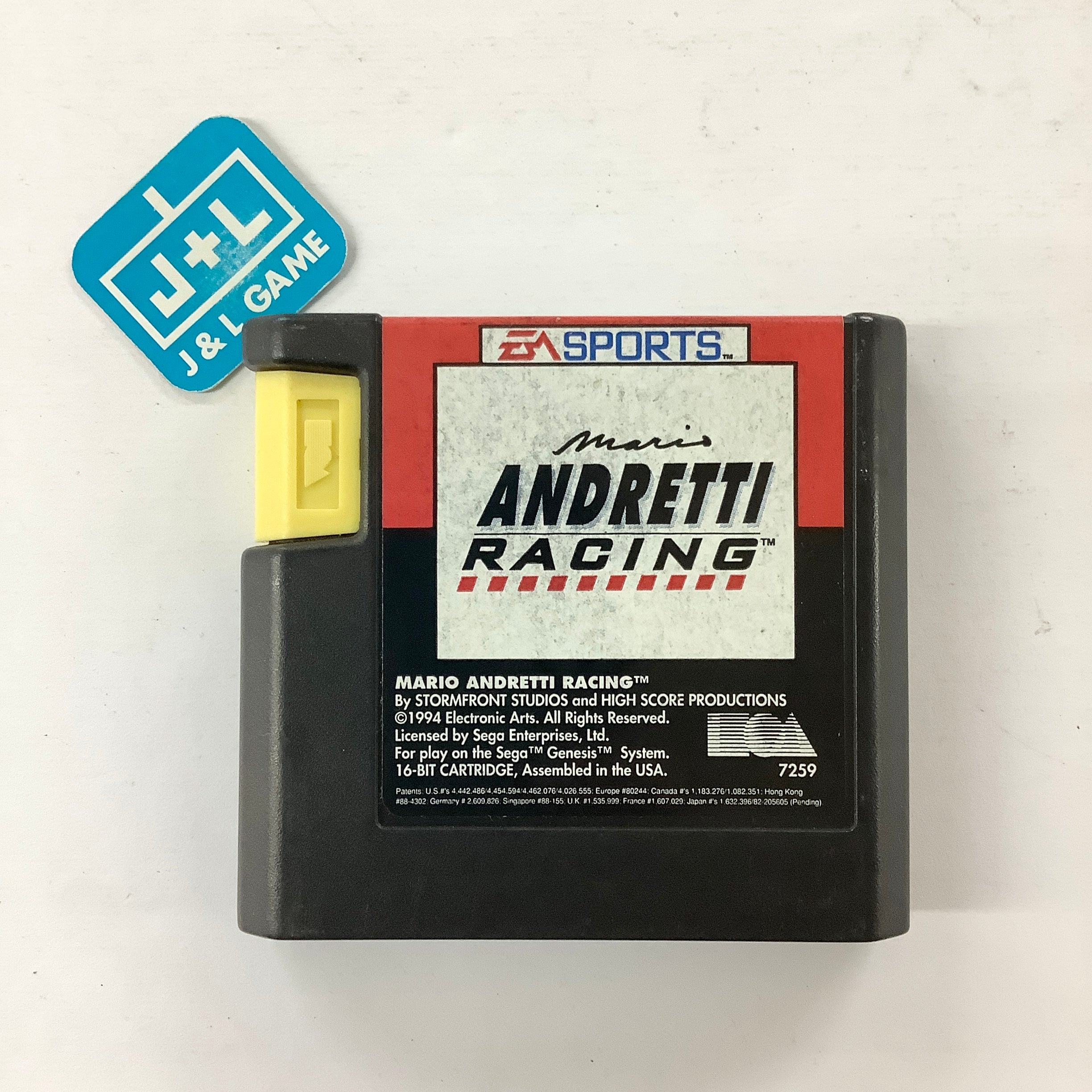 Mario Andretti Racing - (SG) SEGA Genesis [Pre-Owned] Video Games EA Sports   