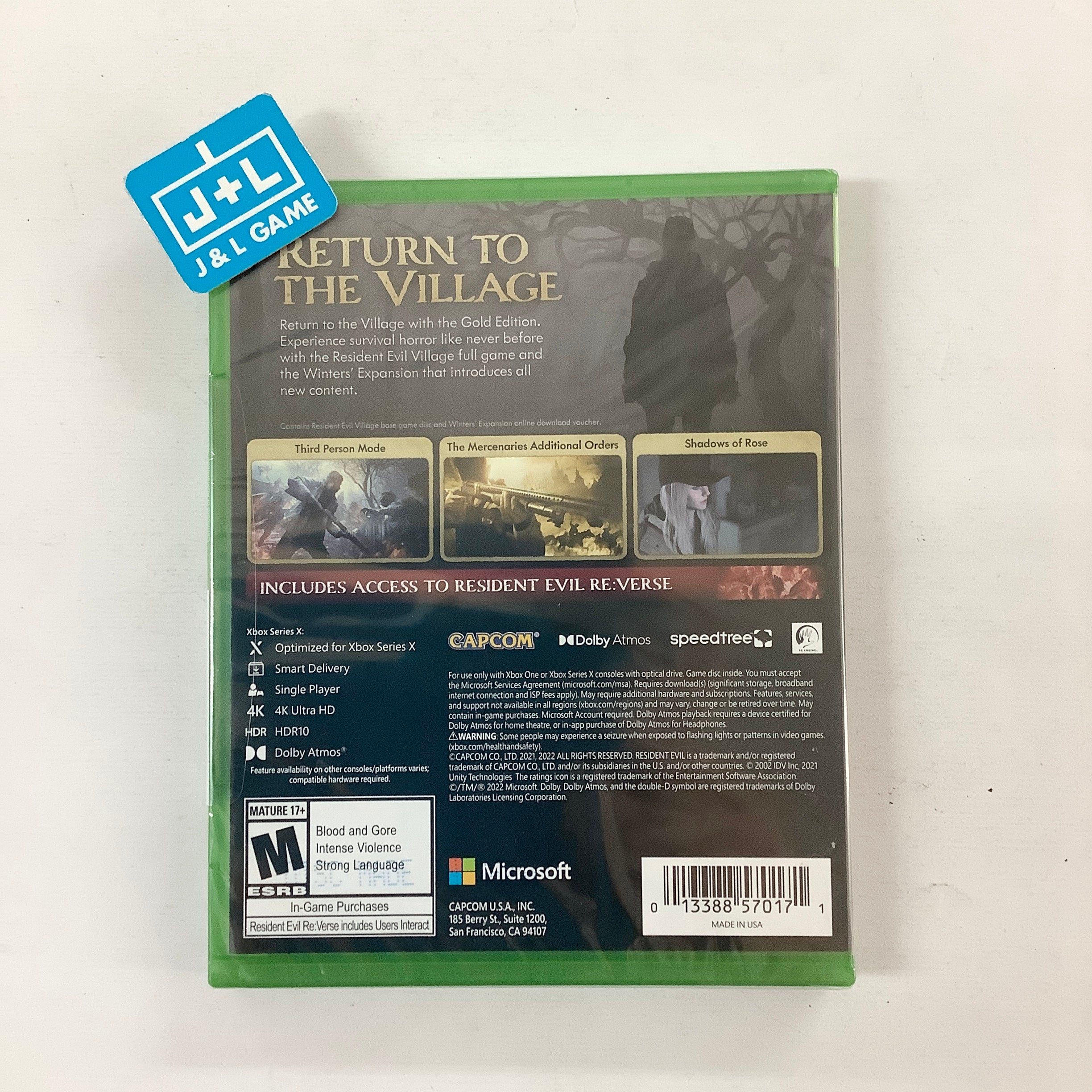 Resident Evil Village Gold Edition - (XSX) Xbox Series X Video Games Capcom   