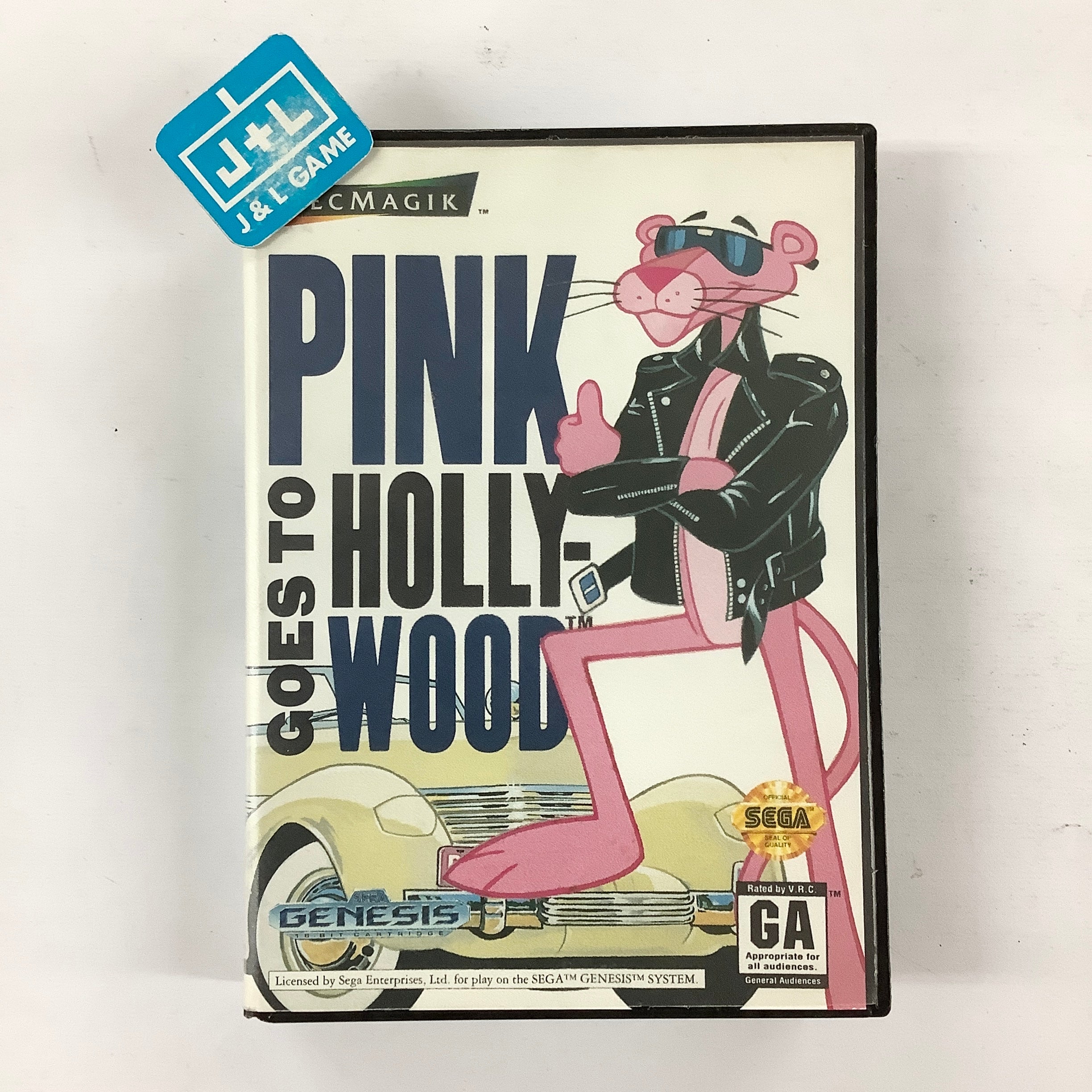 Pink Goes to Hollywood - (SG) SEGA Genesis [Pre-Owned] Video Games TecMagik   