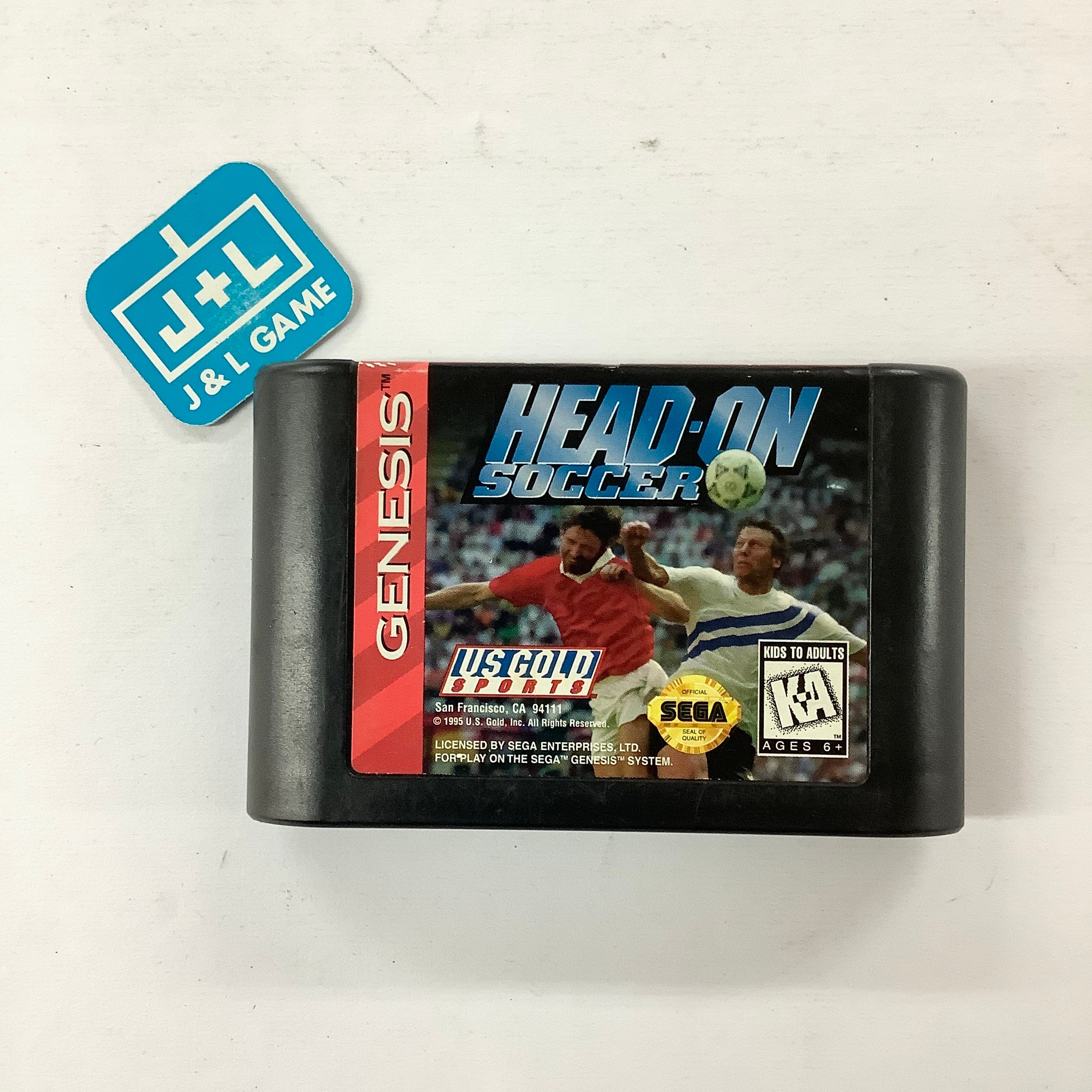 Head-On Soccer - (SG) SEGA Genesis  [Pre-Owned] Video Games U.S. Gold   