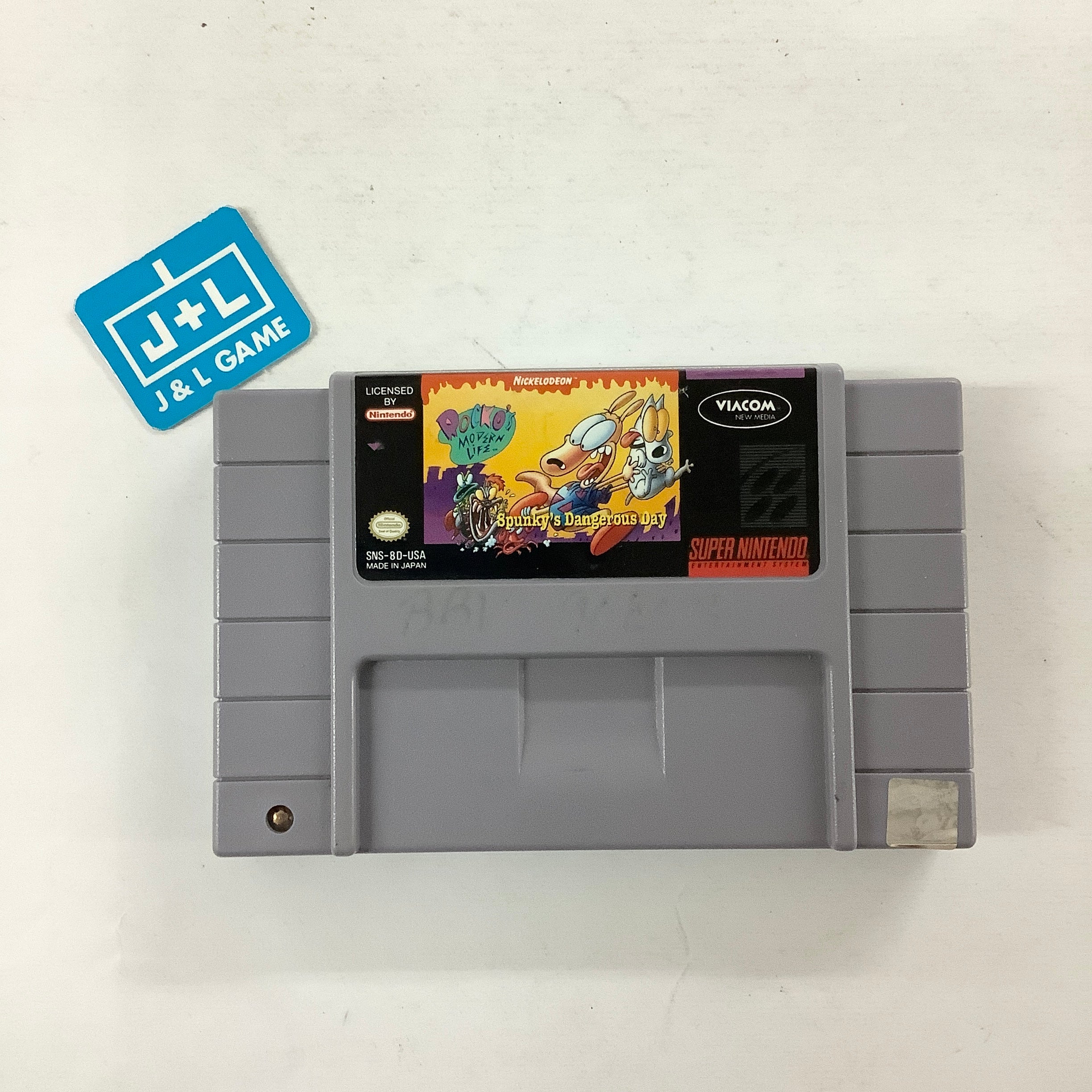 Rocko's Modern Life: Spunky's Dangerous Day - (SNES) Super Nintendo [Pre-Owned] Video Games Viacom New Media   