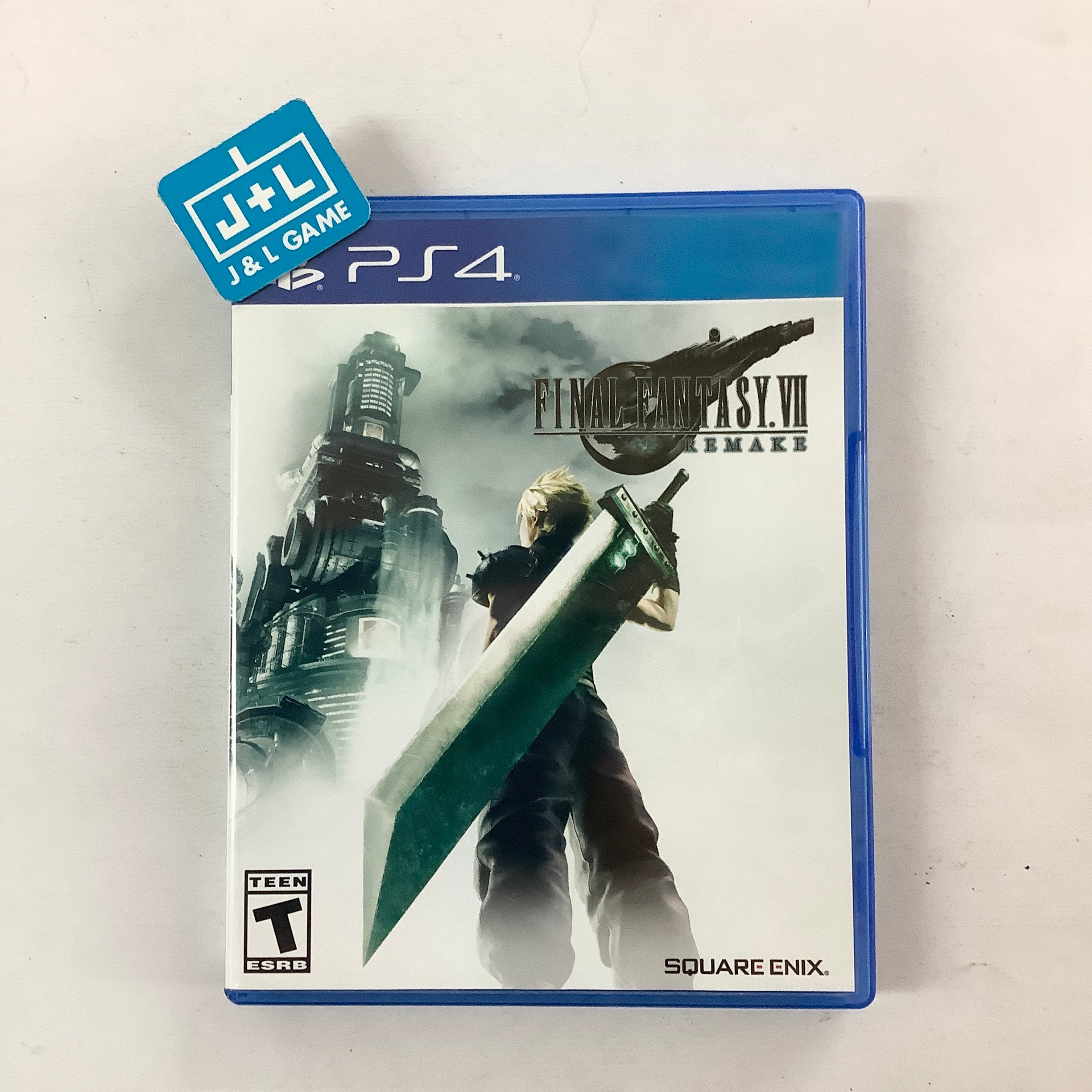 Final Fantasy VII Remake (Deluxe Edition) - (PS4) PlayStation 4 [Pre-Owned] Video Games Square Enix   