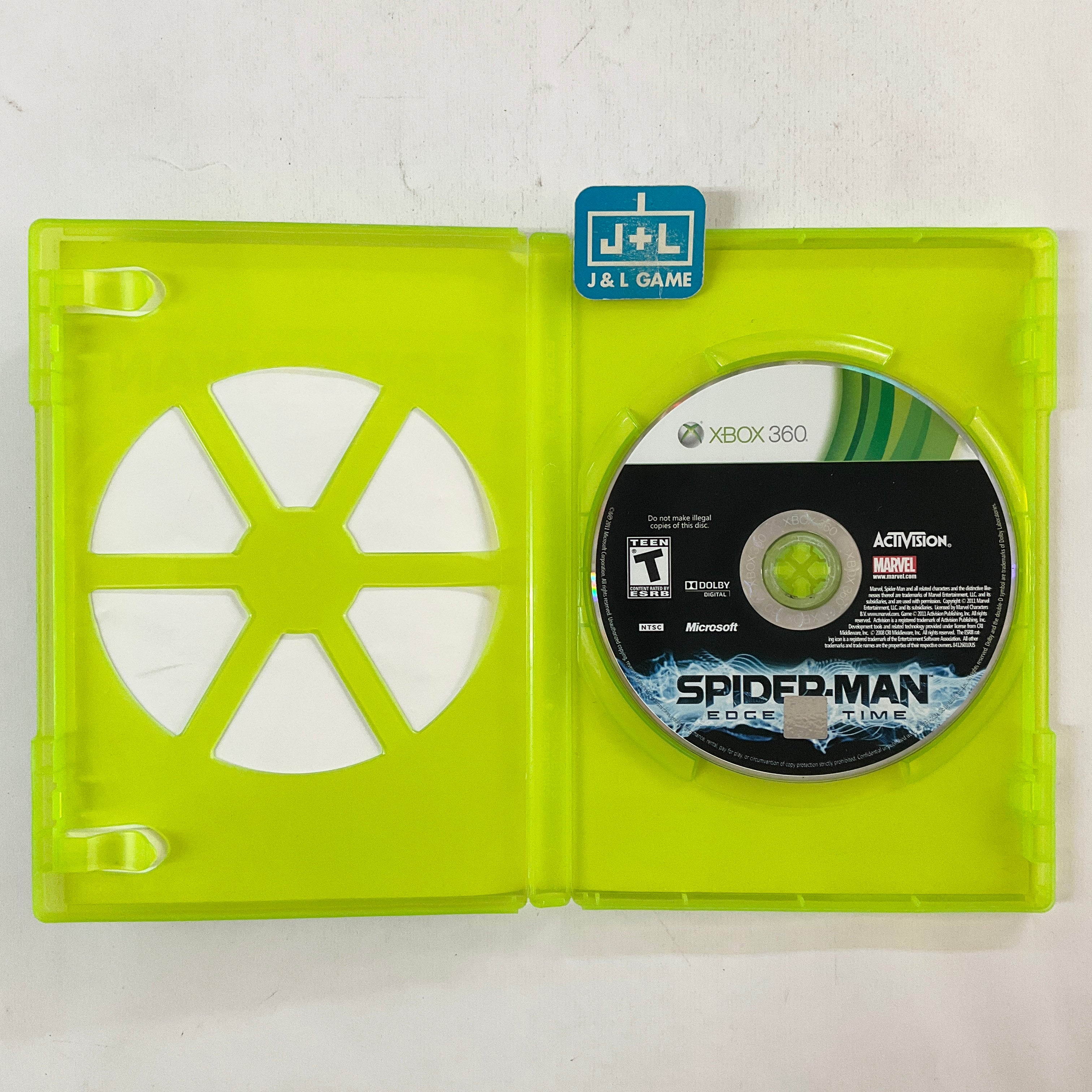 Spider-man: The Edge of Time - Xbox 360 [Pre-Owned] Video Games Activision   