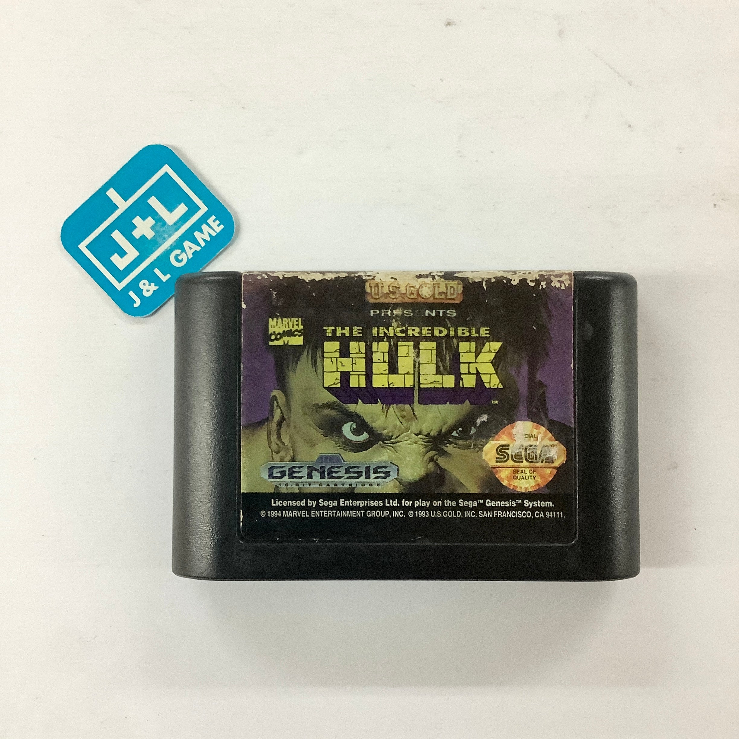 The Incredible Hulk - (SG) SEGA Genesis [Pre-Owned] Video Games U.S. Gold   