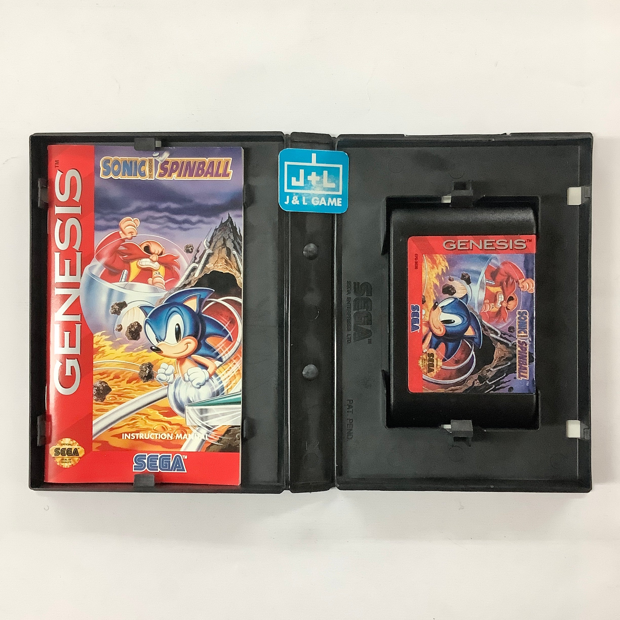 Sonic the Hedgehog Spinball - (SG) SEGA Genesis [Pre-Owned] Video Games Sega   