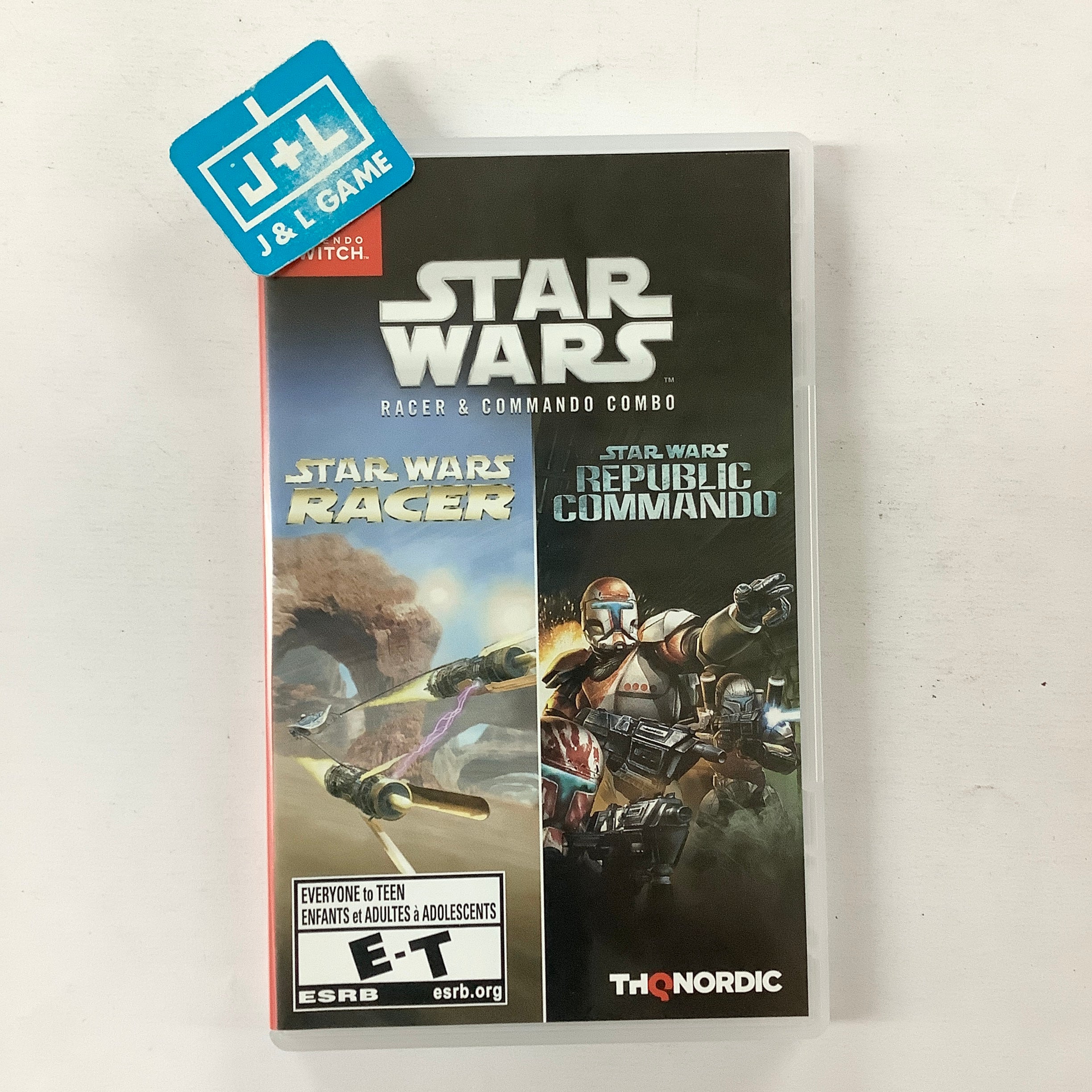 Star Wars Racer and Commando Combo - (NSW) Nintendo Switch [UNBOXING] Video Games THQ Nordic   