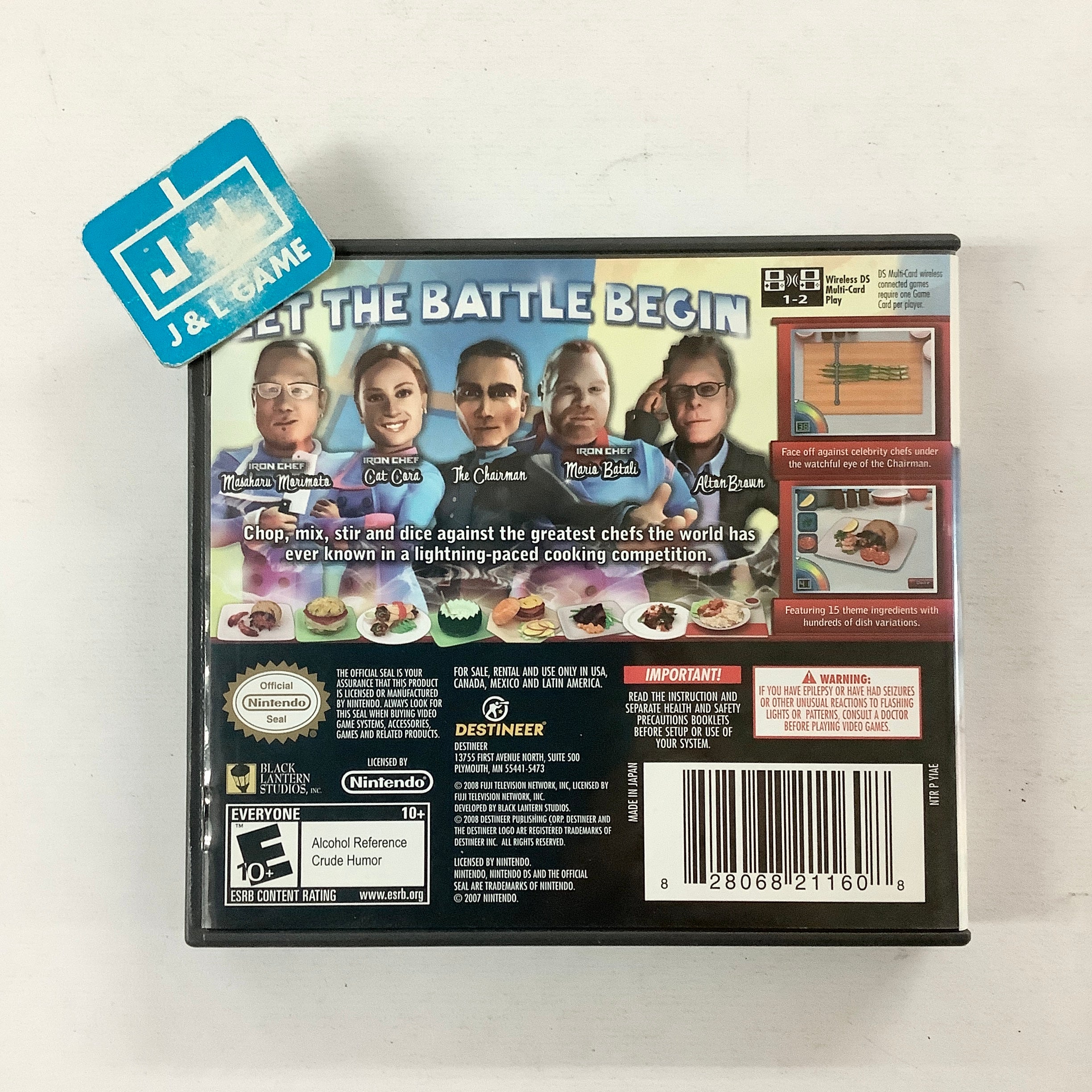 Iron Chef America: Supreme Cuisine - (NDS) Nintendo DS [Pre-Owned] Video Games Destineer   