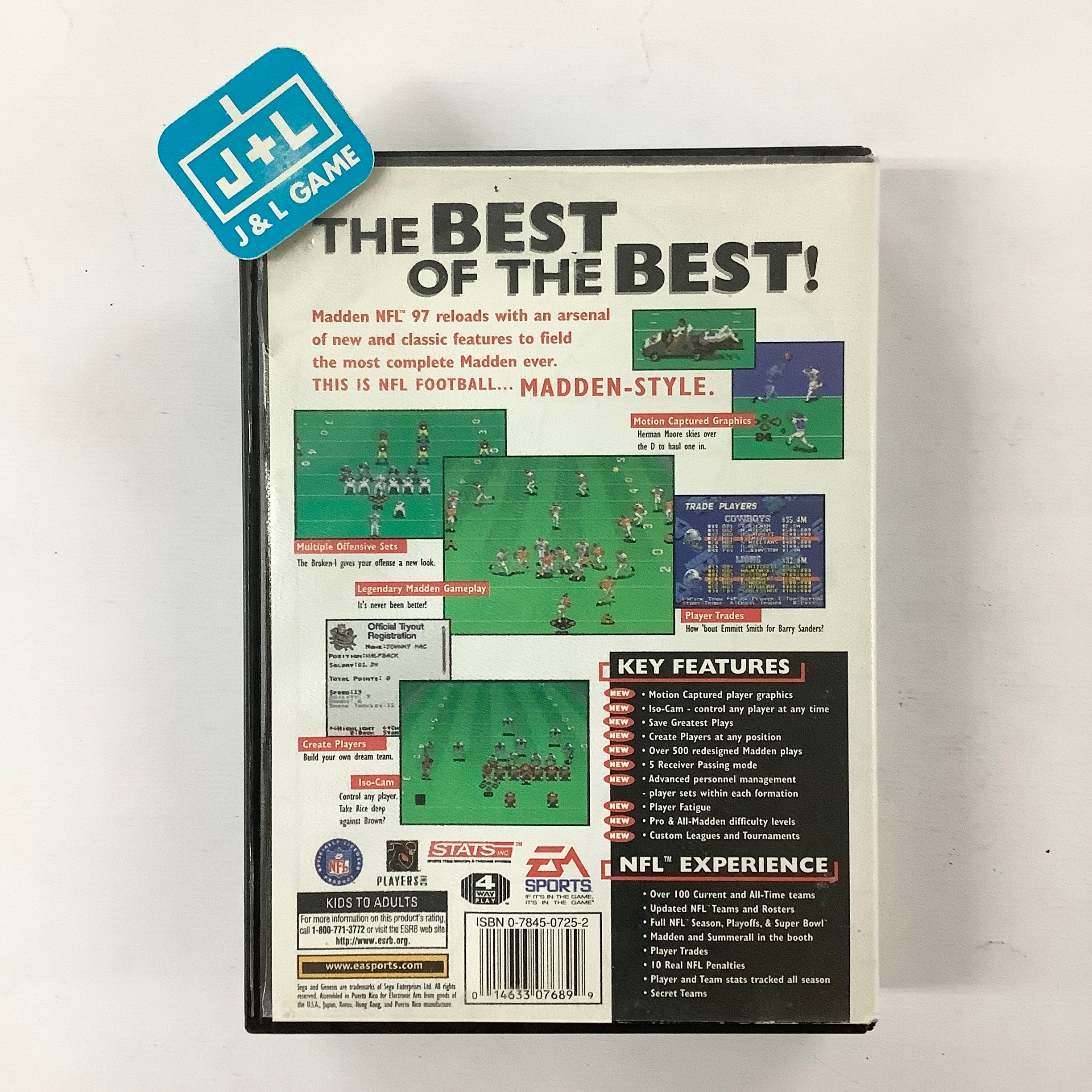 Madden NFL 97 - (SG) SEGA Genesis [Pre-Owned] Video Games EA Sports   