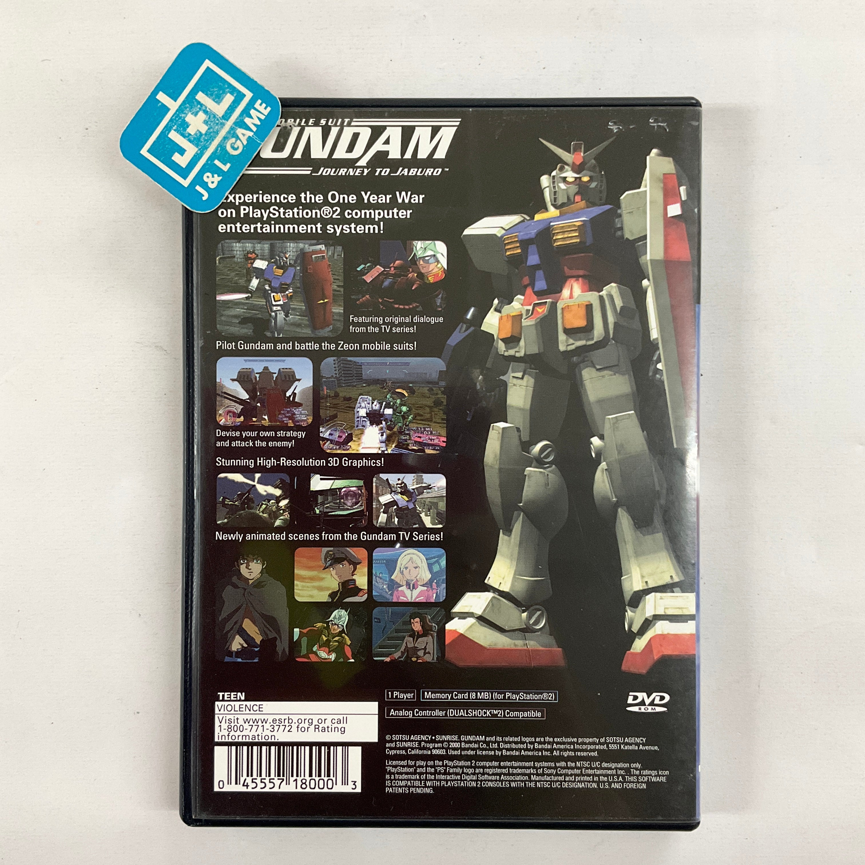 Mobile Suit Gundam: Journey to Jaburo - (PS2) PlayStation 2 [Pre-Owned] Video Games Bandai   