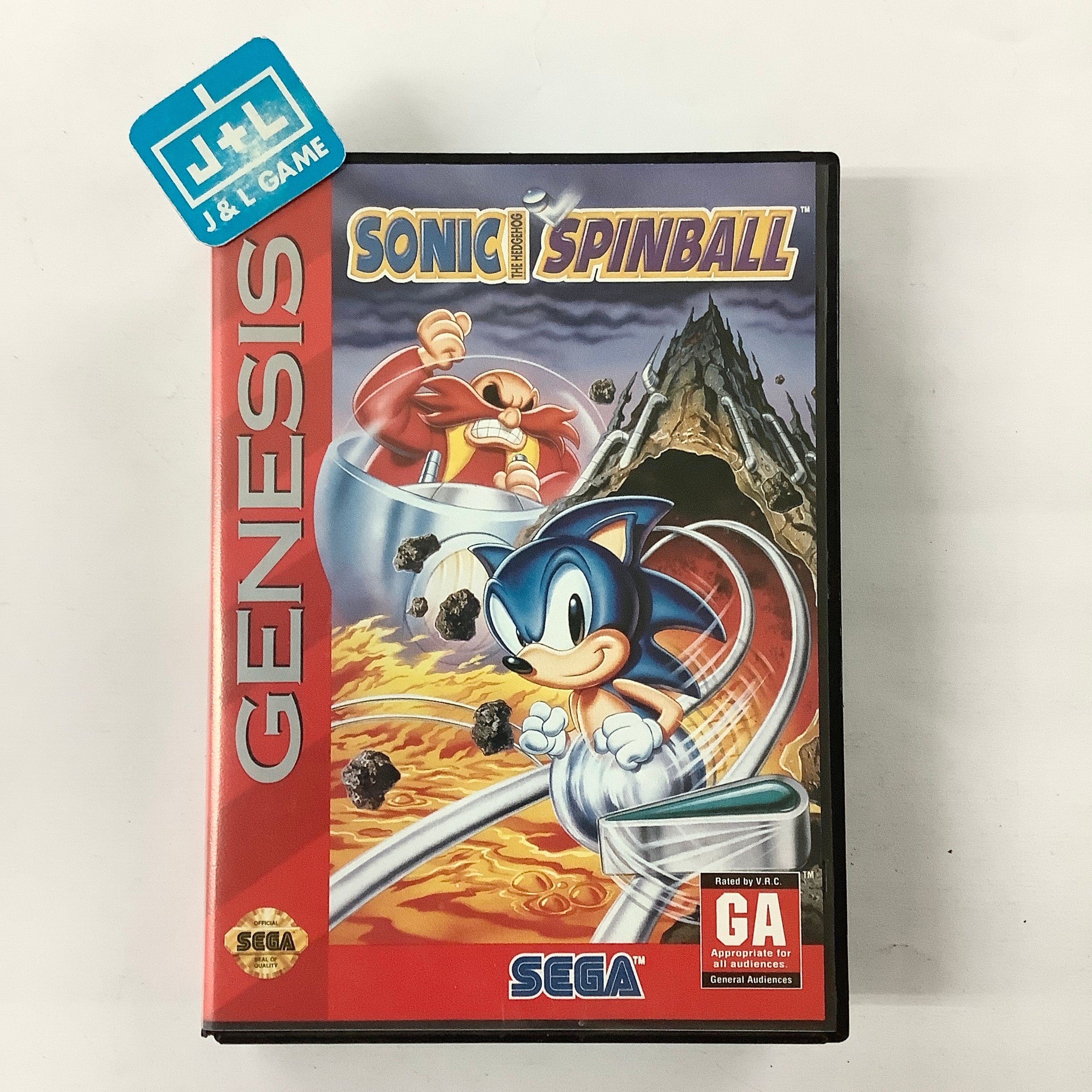 Sonic the Hedgehog Spinball - (SG) SEGA Genesis [Pre-Owned] Video Games Sega   